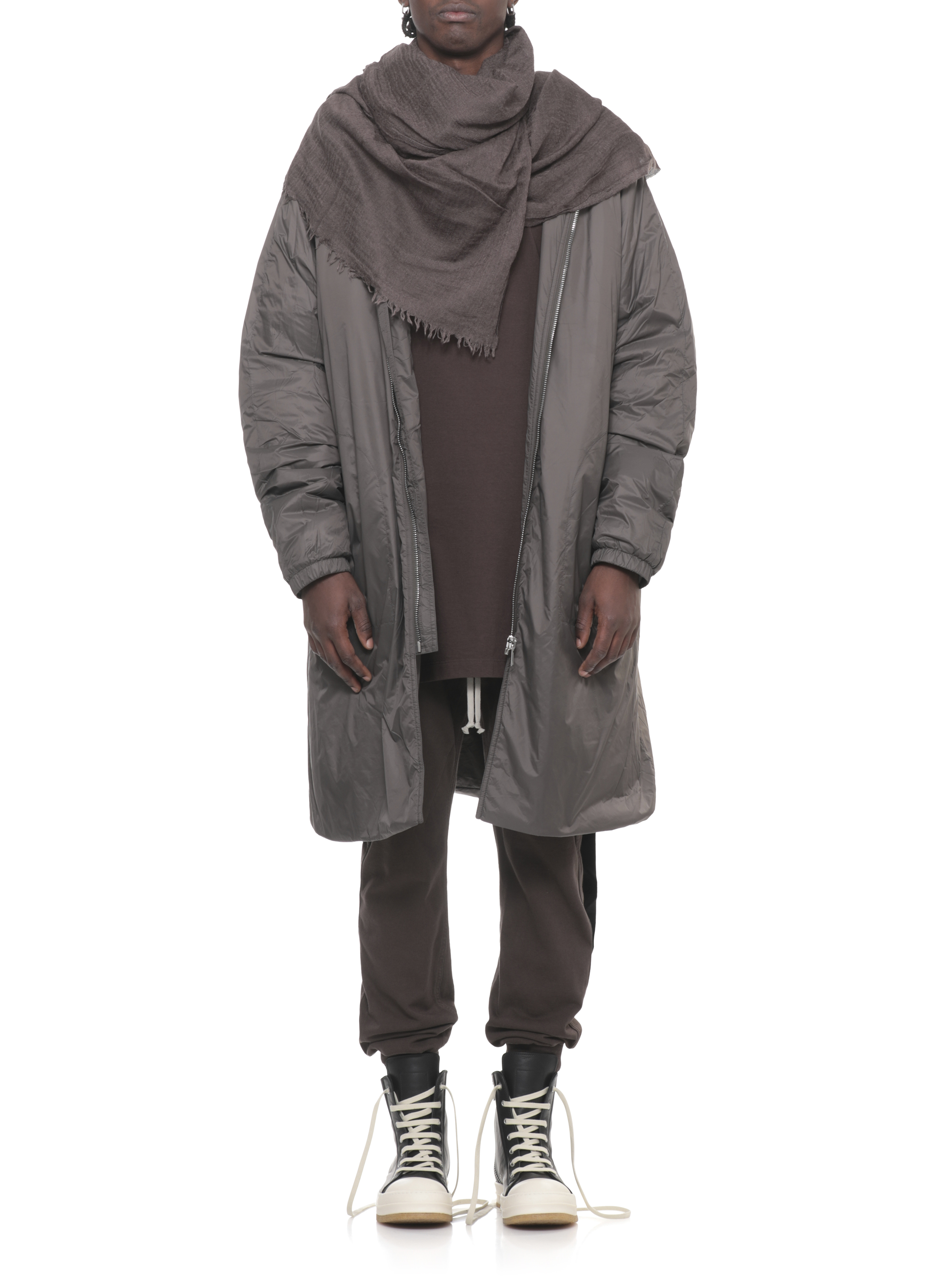 Rick Owens Scarfs Brown RU02E1462SCAR78 (Rick Owens / スカーフ・マフラー ) | Rick Owens (リック オウエンス)(1)