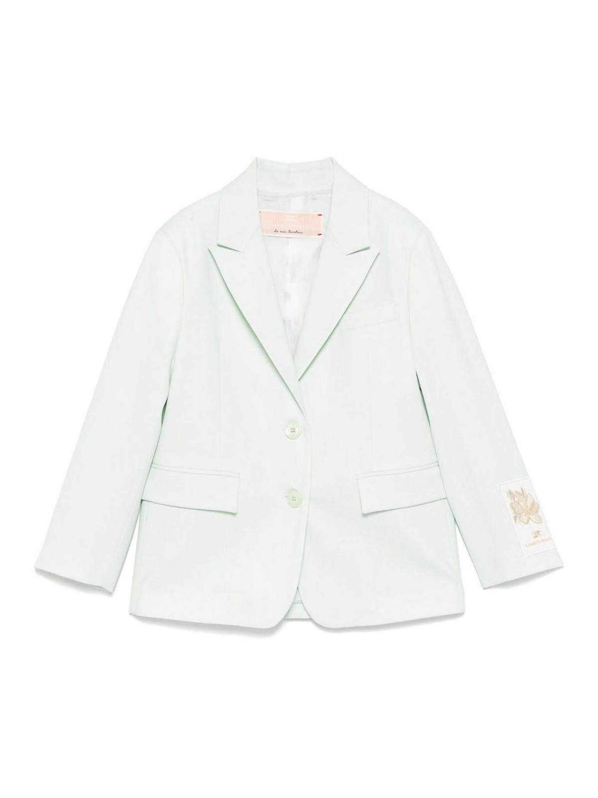 Blazer With Logo EFGC0630ML0191056 (Elisabetta Franchi / ブレザー・ジャケット ) | Elisabetta Franchi (エリザベッタ フランキ)