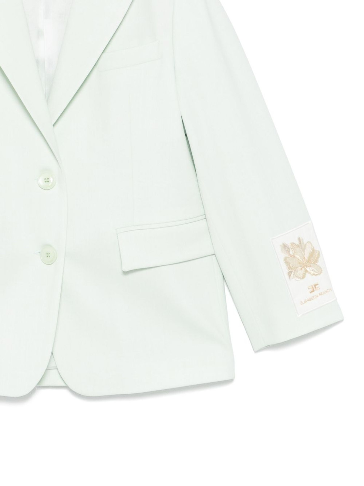 Blazer With Logo EFGC0630ML0191056 (Elisabetta Franchi / ブレザー・ジャケット ) | Elisabetta Franchi (エリザベッタ フランキ)(2)