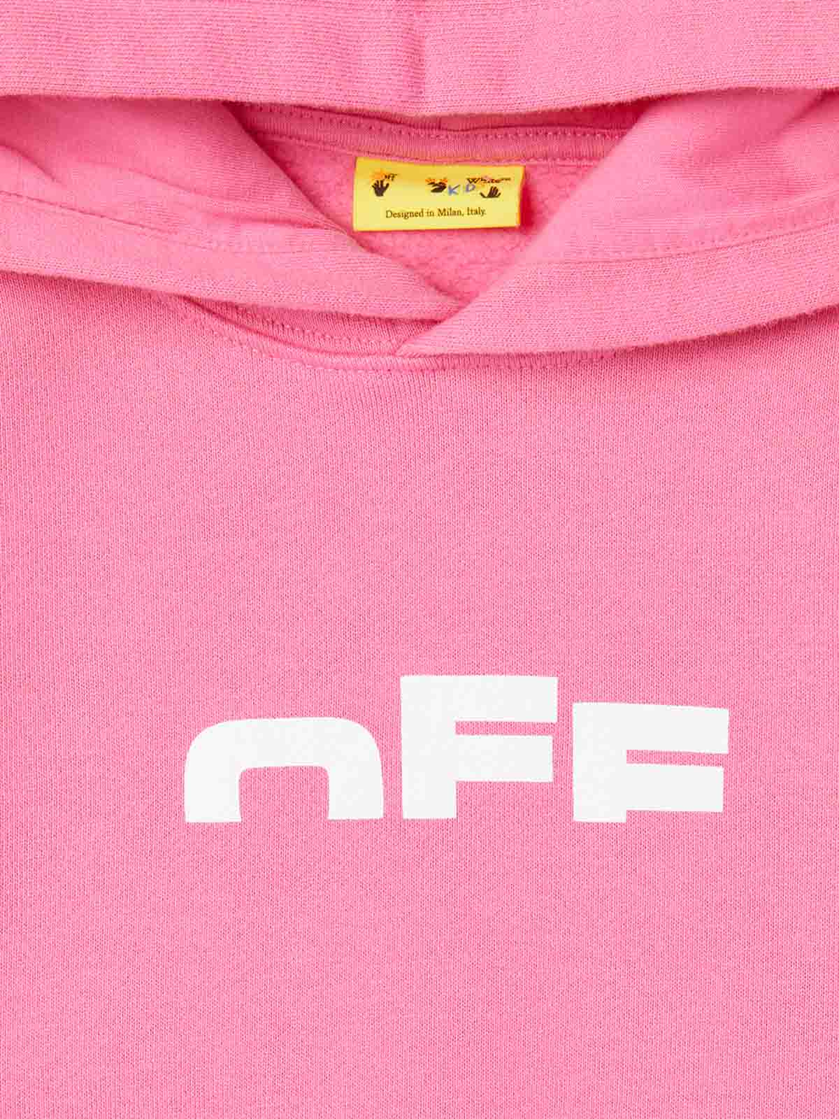 Sweatshirt With Logo OGBB002F25FLE0013201 (Off-White / スウェット・フーディー ) | Off-White (オフホワイト)(2)