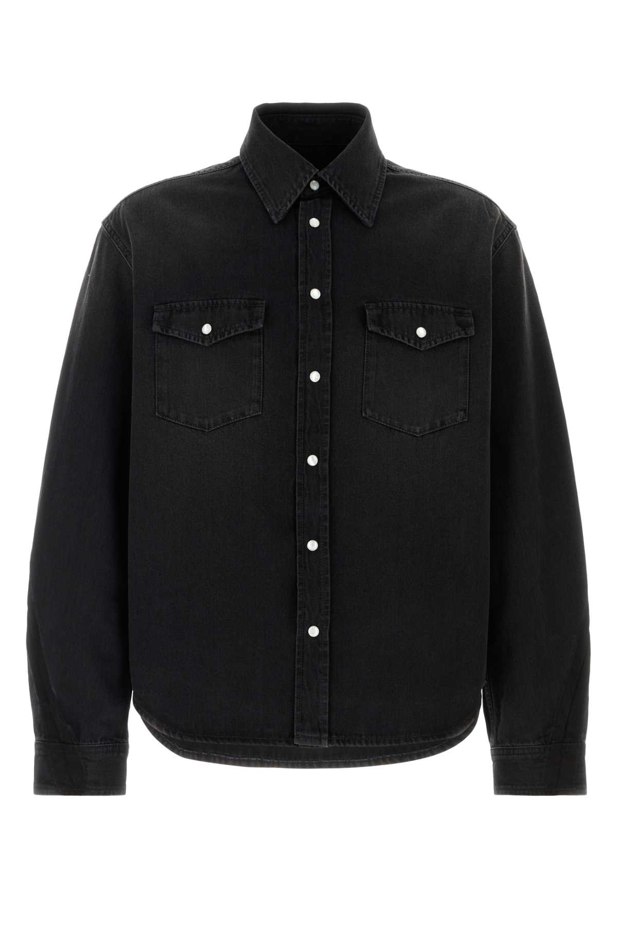 Black denim shirt BM616V5110001 (GIVENCHY / シャツ・ブラウス ) | GIVENCHY (ジバンシィ)