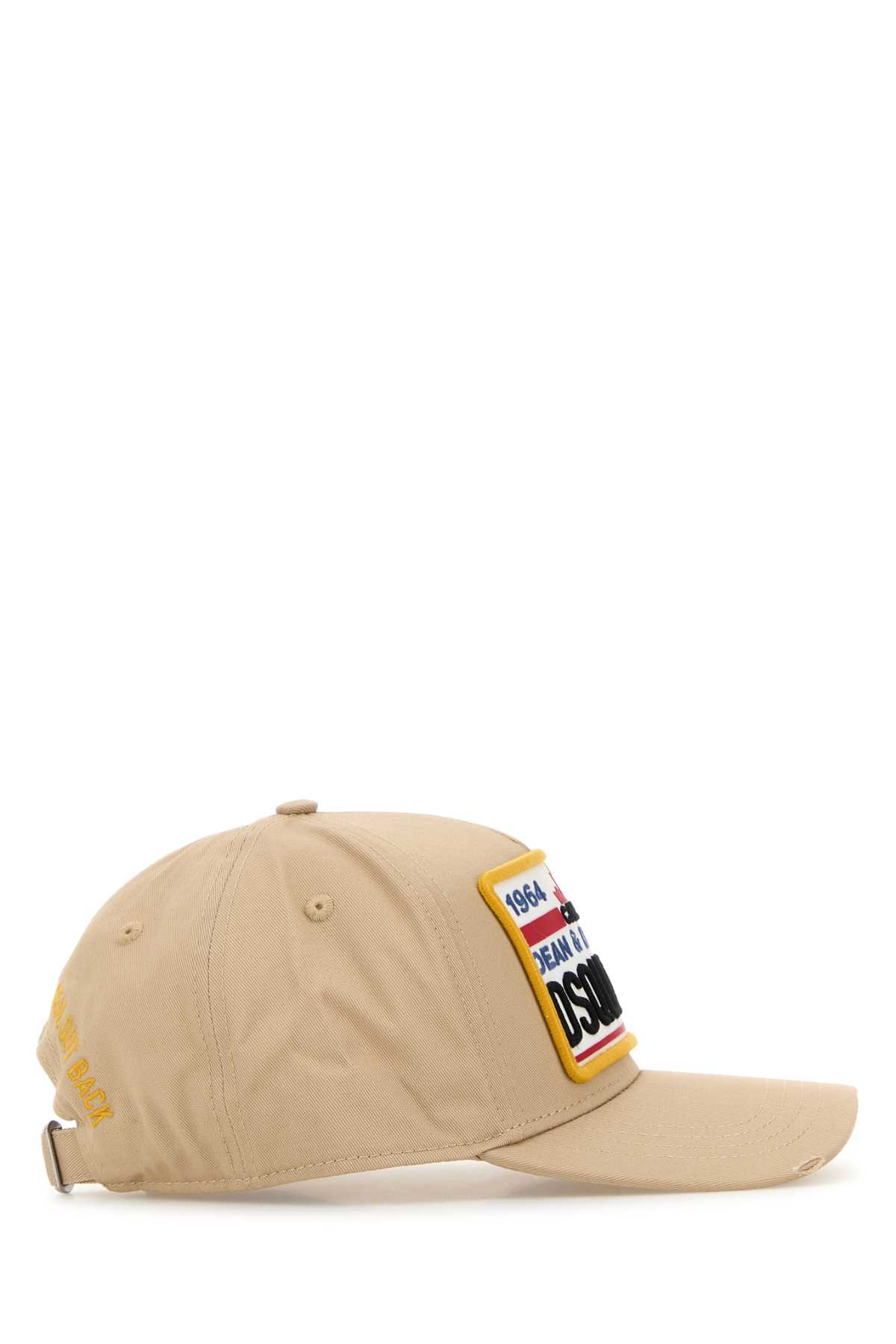 Beige cotton baseball cap BCM092205C000015130 (Dsquared2 / 帽子 ) | Dsquared2 (ディースクエアード)(1)