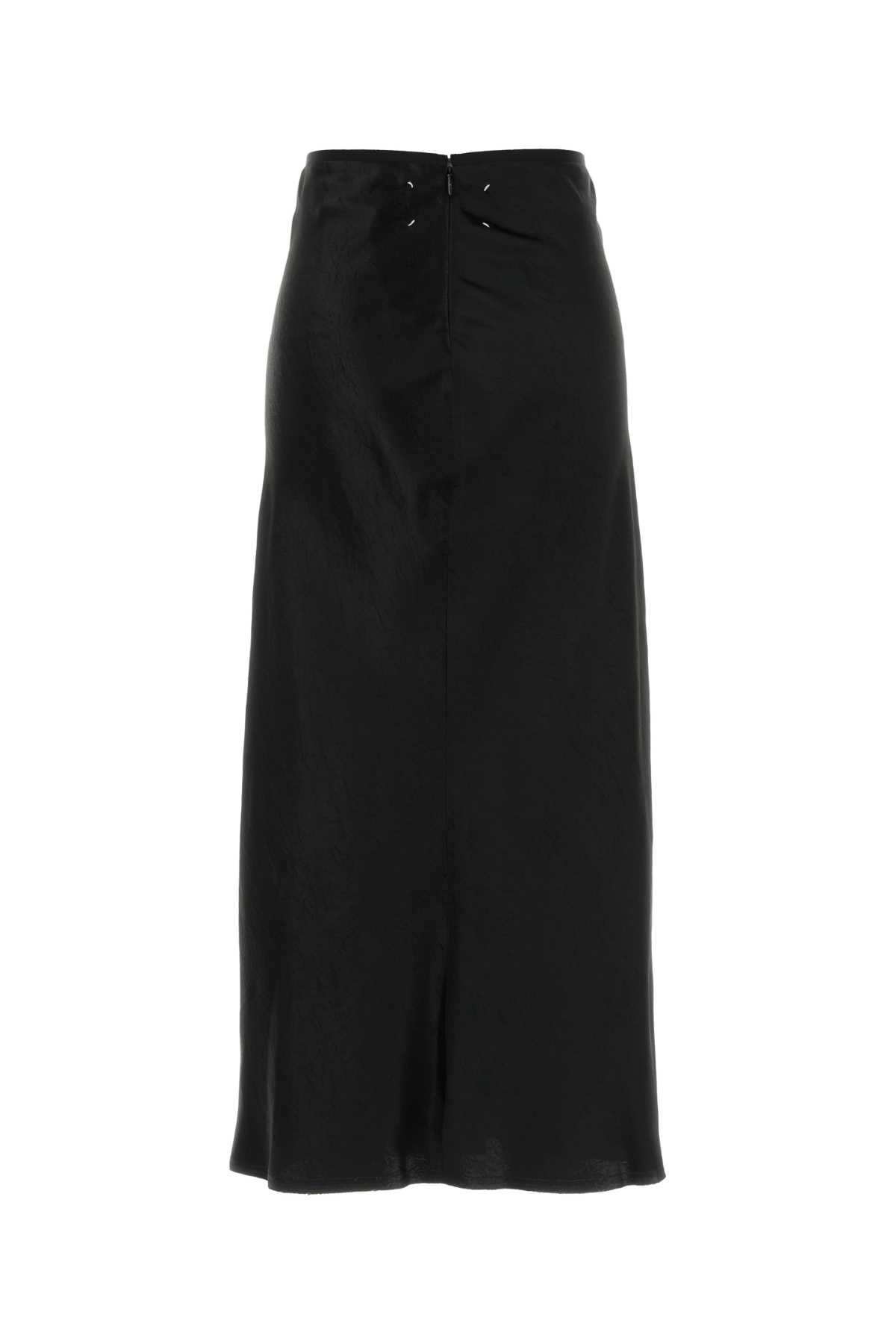 Black satin skirt S29MA0512M35586900 (Maison Margiela / スカート ) | Maison Margiela (メゾン マルジェラ)(1)
