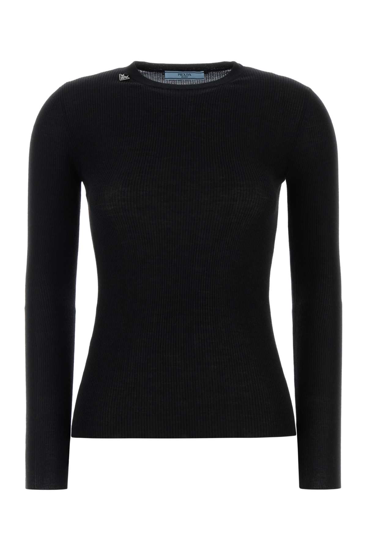 Black wool sweater P24Z2CSOOO18PXF0002 (Prada / ニット・セーター・カーディガン ) | Prada (プラダ)