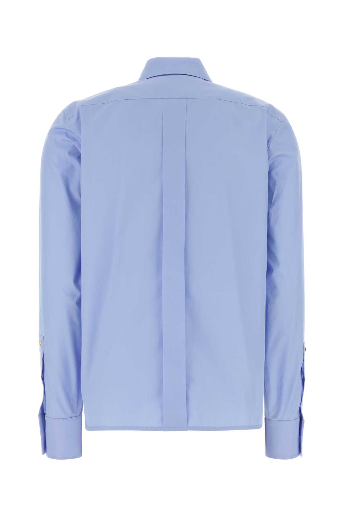 Powder blue poplin Maroso shirt 2611111101600002 (Max Mara / シャツ・ブラウス ) | Max Mara (マックスマーラ)(1)