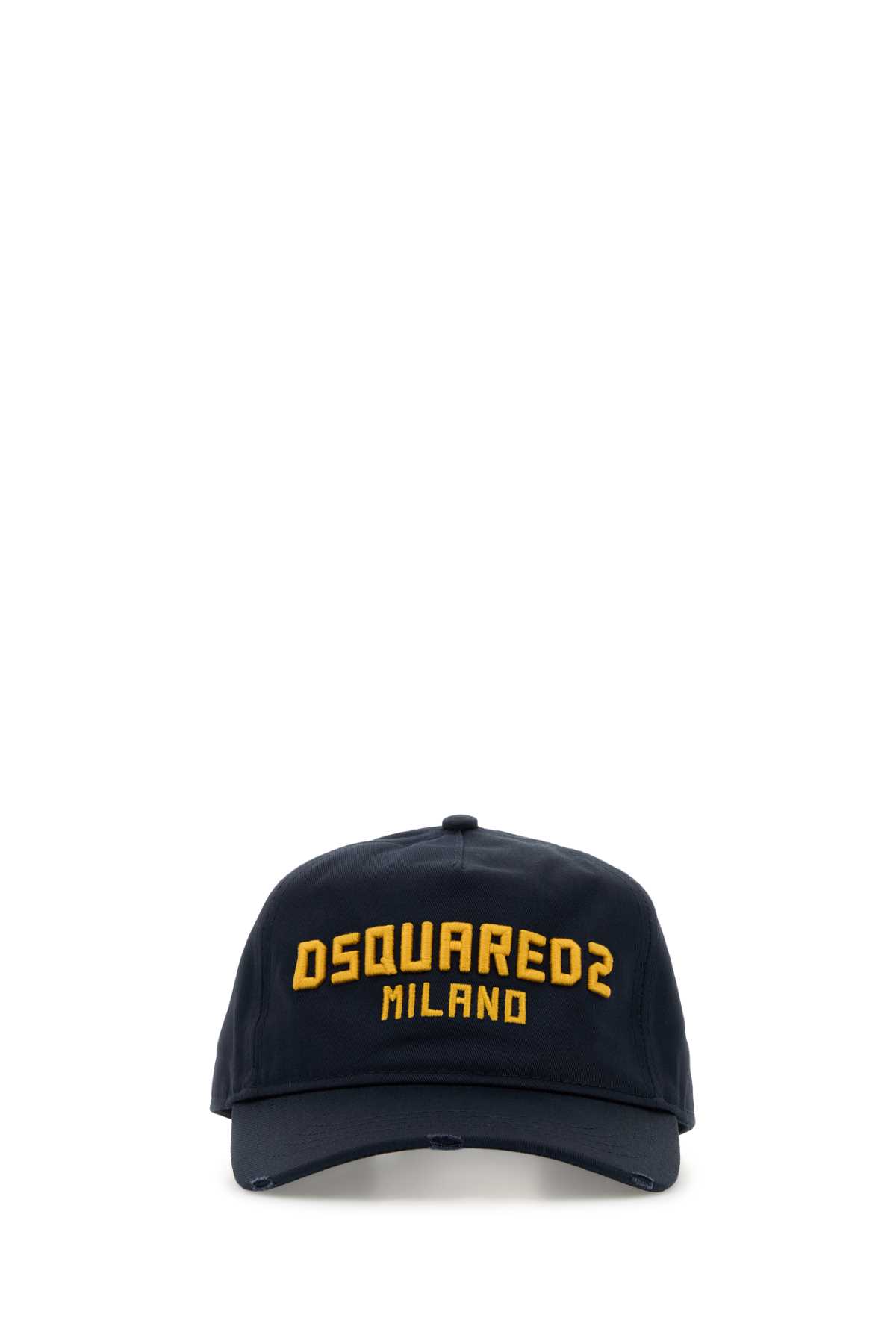 Navy blue cotton baseball cap BCM093205C0001M1386 (Dsquared2 / 帽子 ) | Dsquared2 (ディースクエアード)