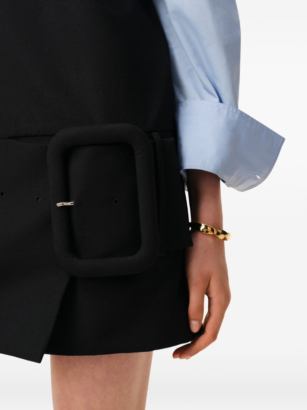 Ami Dresses Black FDR641WV0195001 (AMI Paris / ワンピース・ドレス・オールインワン ) | AMI Paris (アミパリス)(1)