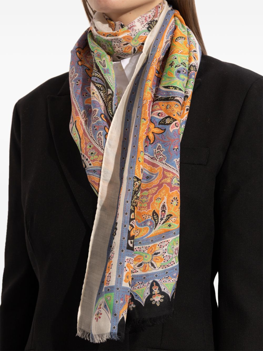 Etro Scarfs WATA0010AKF59X0801 (ETRO / スカーフ・マフラー ) | ETRO (エトロ)(3)