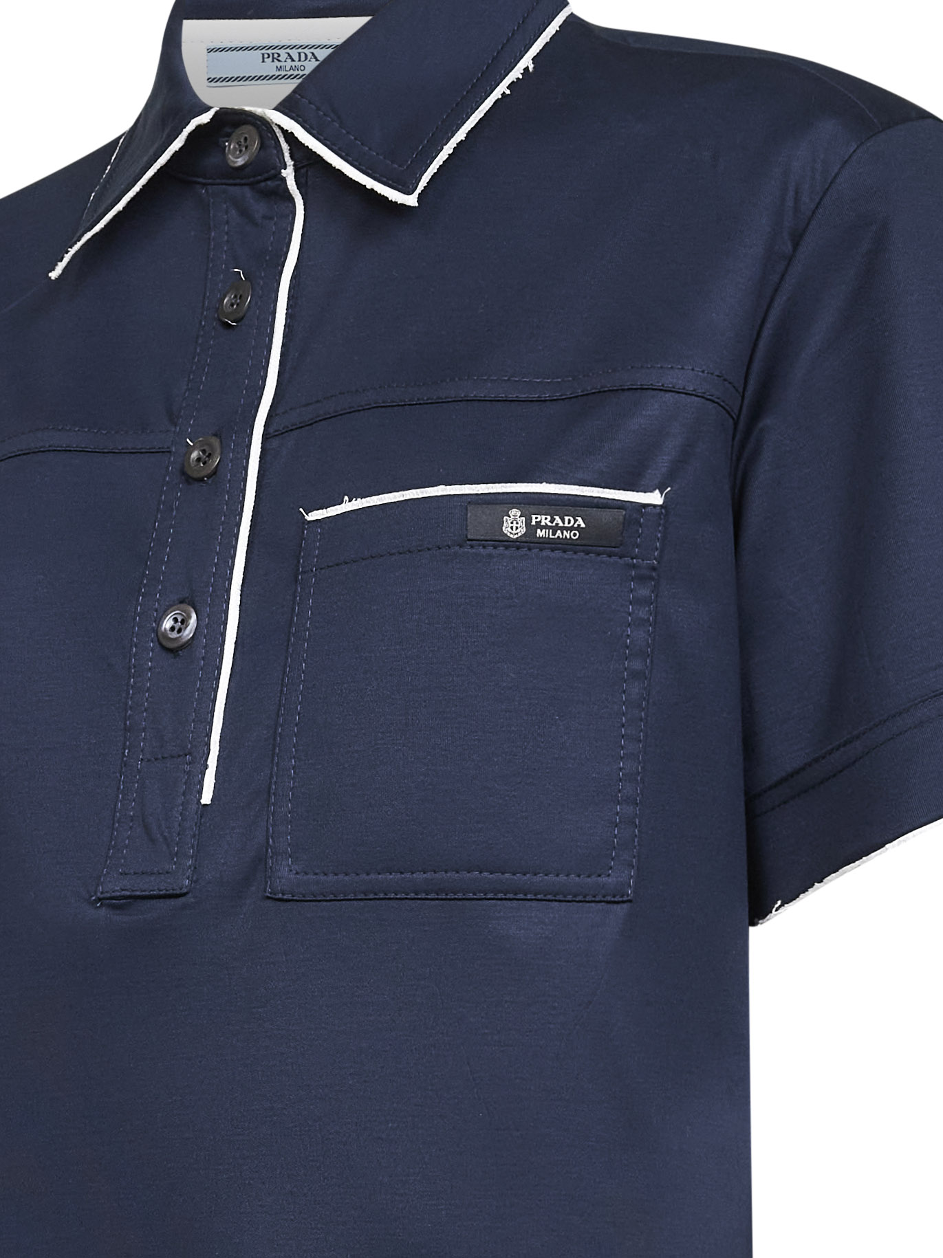 Prada T-shirts and Polos Blue P963NOOO173LF0008 (Prada / ポロシャツ ) | Prada (プラダ)(2)