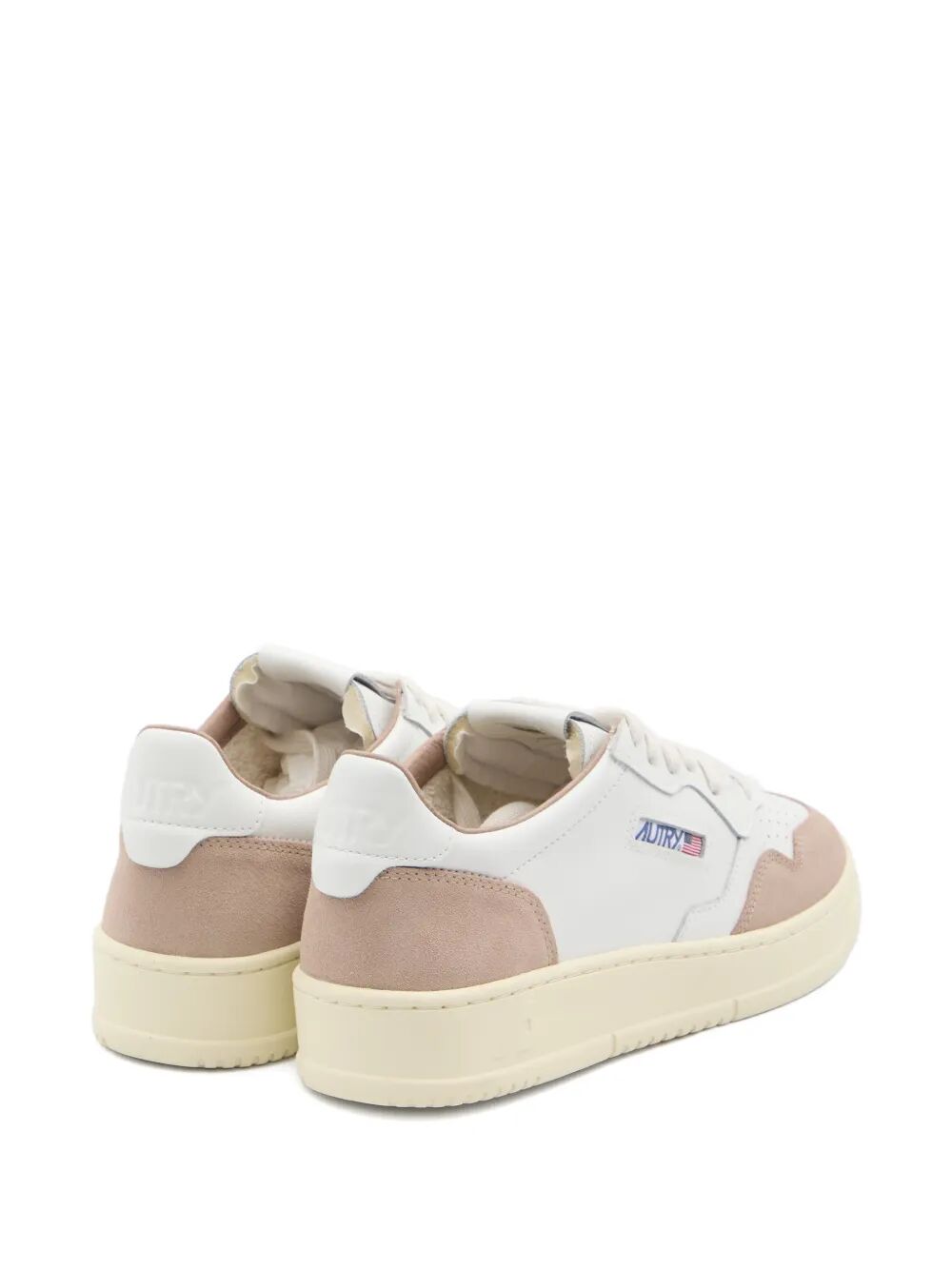 MEDALIST LOW SNEAKERS IN WHITE LEATHER AND ROSE CANNEL SUEDE AULWFT04WHTROSEC (AUTRY / スニーカー ) | AUTRY (オートリー)(2)
