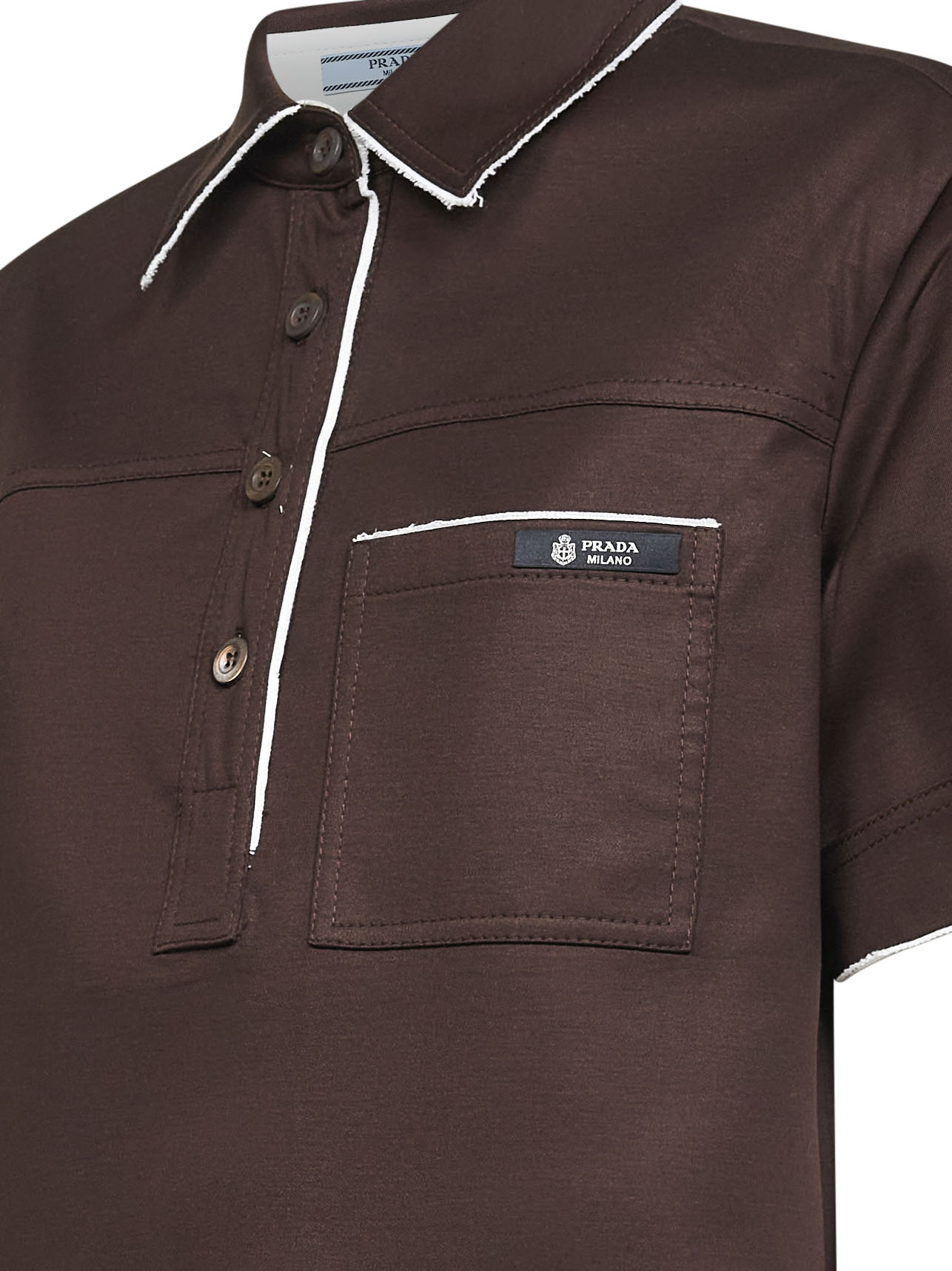 Prada T-shirts and Polos Ebony P963NOOO173LF0192 (Prada / ポロシャツ ) | Prada (プラダ)(2)