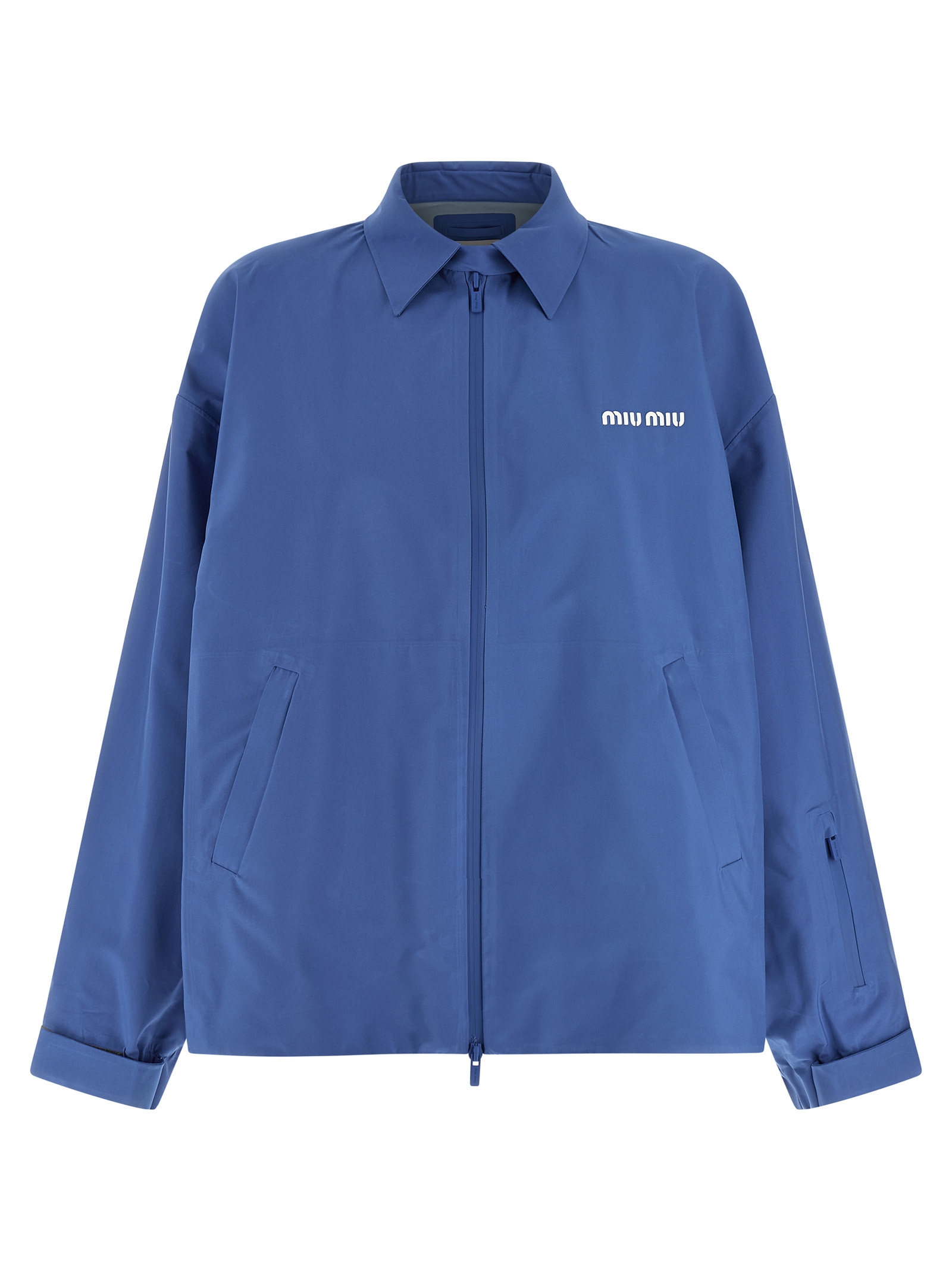 Tech canvas windbreaker ML1373SOOO1V94F0237 (MIU MIU / カジュアルジャケット ) | MIU MIU (ミュウミュウ)