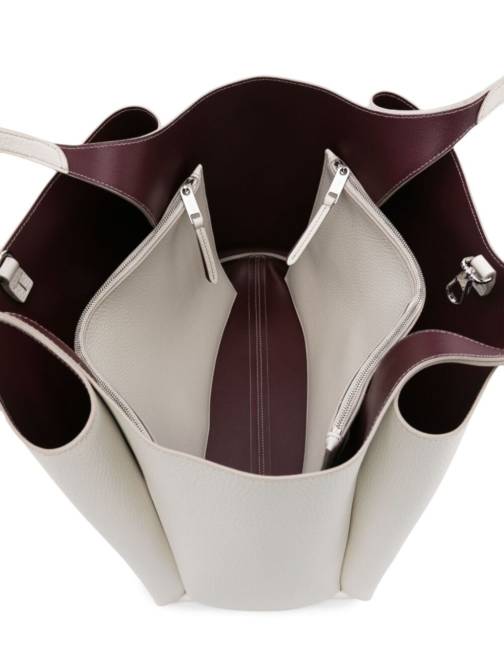 MEDIUM TOTE BAG IN HAMMERED LEATHER XBWAPAF9300QRI9P09 (Tod's / トートバッグ ) | Tod's (トッズ)(2)