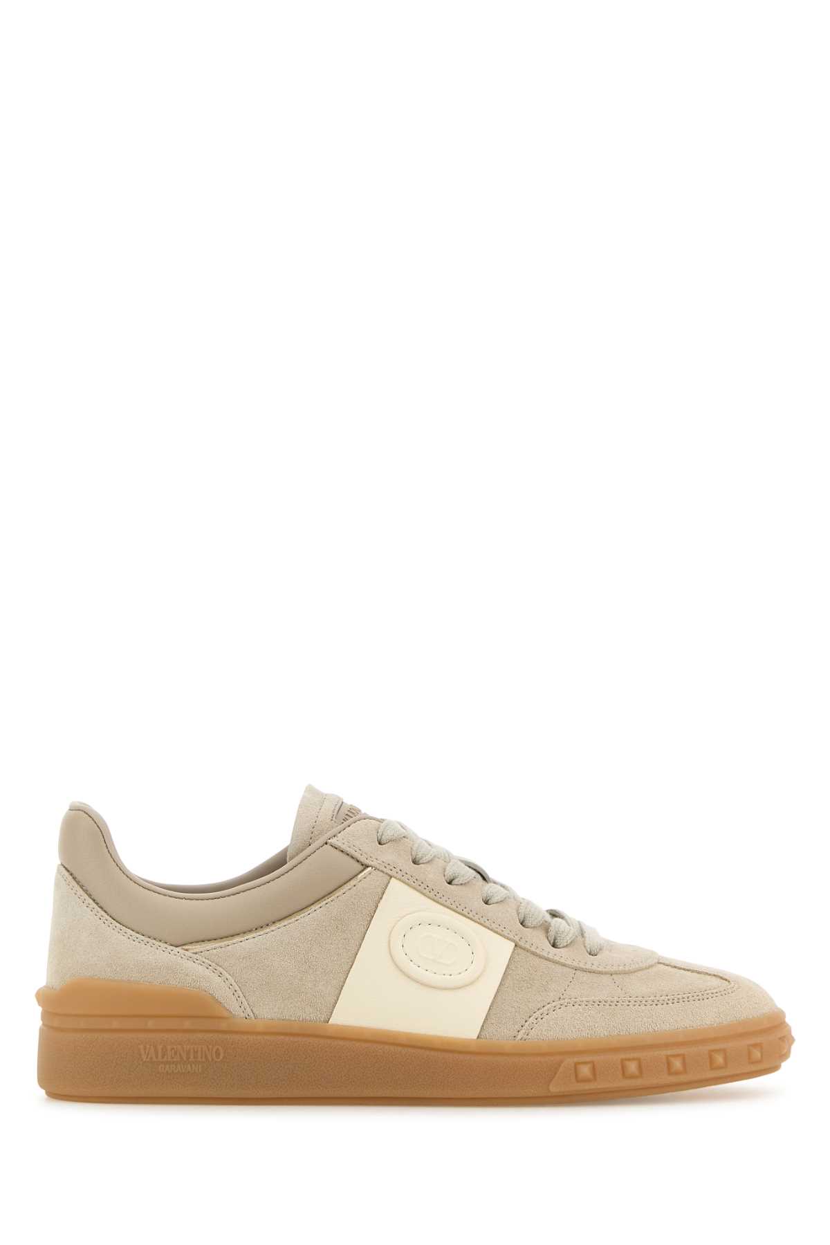 Cappuccino suede Upvillage sneakers 6W2S0IL9FVUY6J (Valentino Garavani / スニーカー ) | Valentino Garavani (ヴァレンティノ)