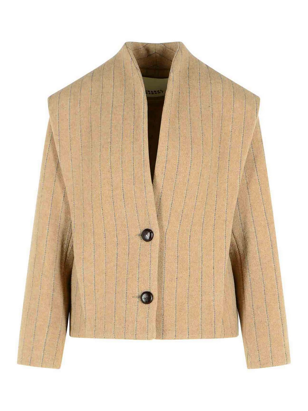Dyogo Beige Wool Blend Jacket MA0459FBD1D04I50TA (Isabel Marant / カジュアルジャケット ) | Isabel Marant (イザベル マラン)