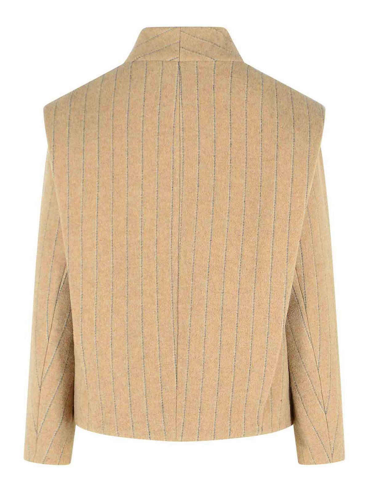 Dyogo Beige Wool Blend Jacket MA0459FBD1D04I50TA (Isabel Marant / カジュアルジャケット ) | Isabel Marant (イザベル マラン)(1)
