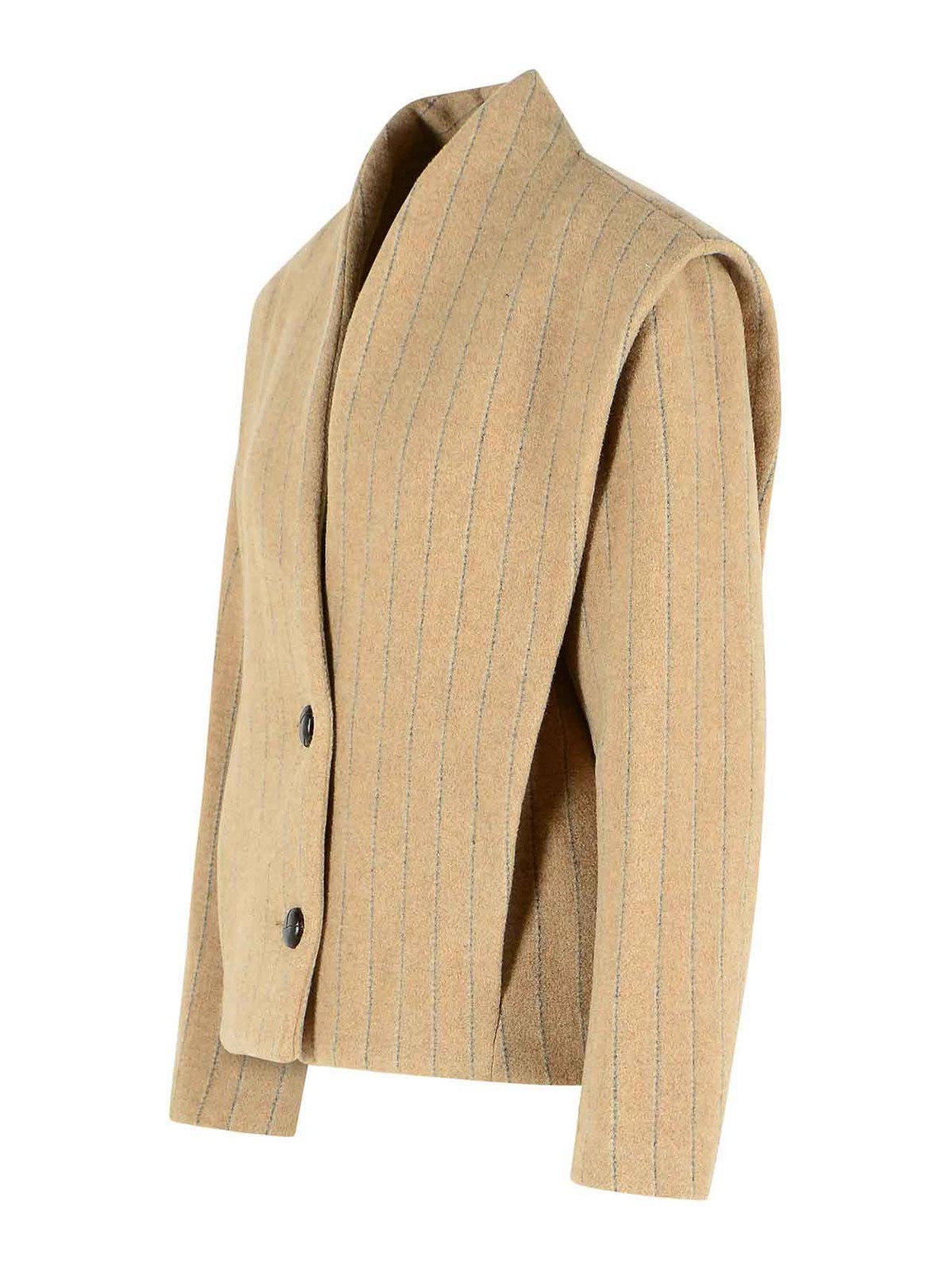 Dyogo Beige Wool Blend Jacket MA0459FBD1D04I50TA (Isabel Marant / カジュアルジャケット ) | Isabel Marant (イザベル マラン)(2)