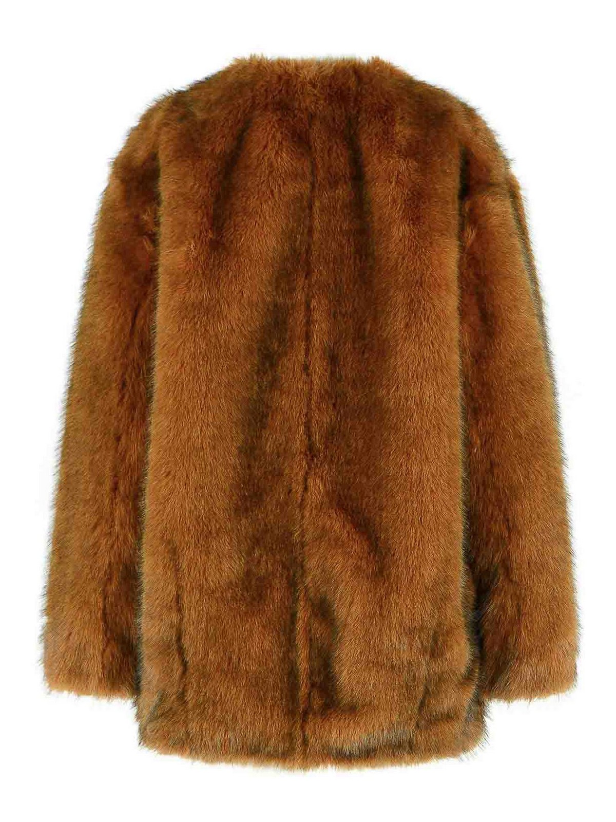 Aglae Brown Polyester Faux Fur Coat MA0381FBD1A01I10OE (Isabel Marant / レザー&ファージャケット・コート ) | Isabel Marant (イザベル マラン)(1)