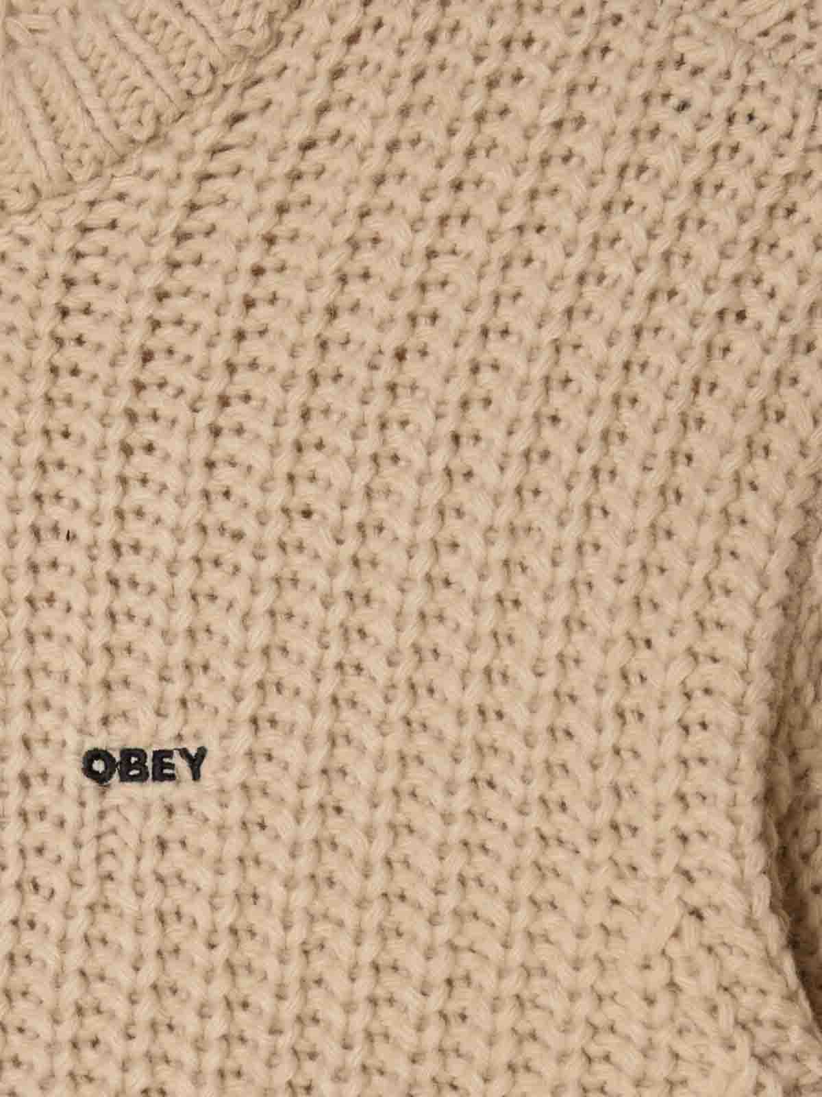 Maglione Bold Chunky 151000108OATOATMEAL (OBEY / ニット・セーター・カーディガン ) | OBEY (オベイ)(2)