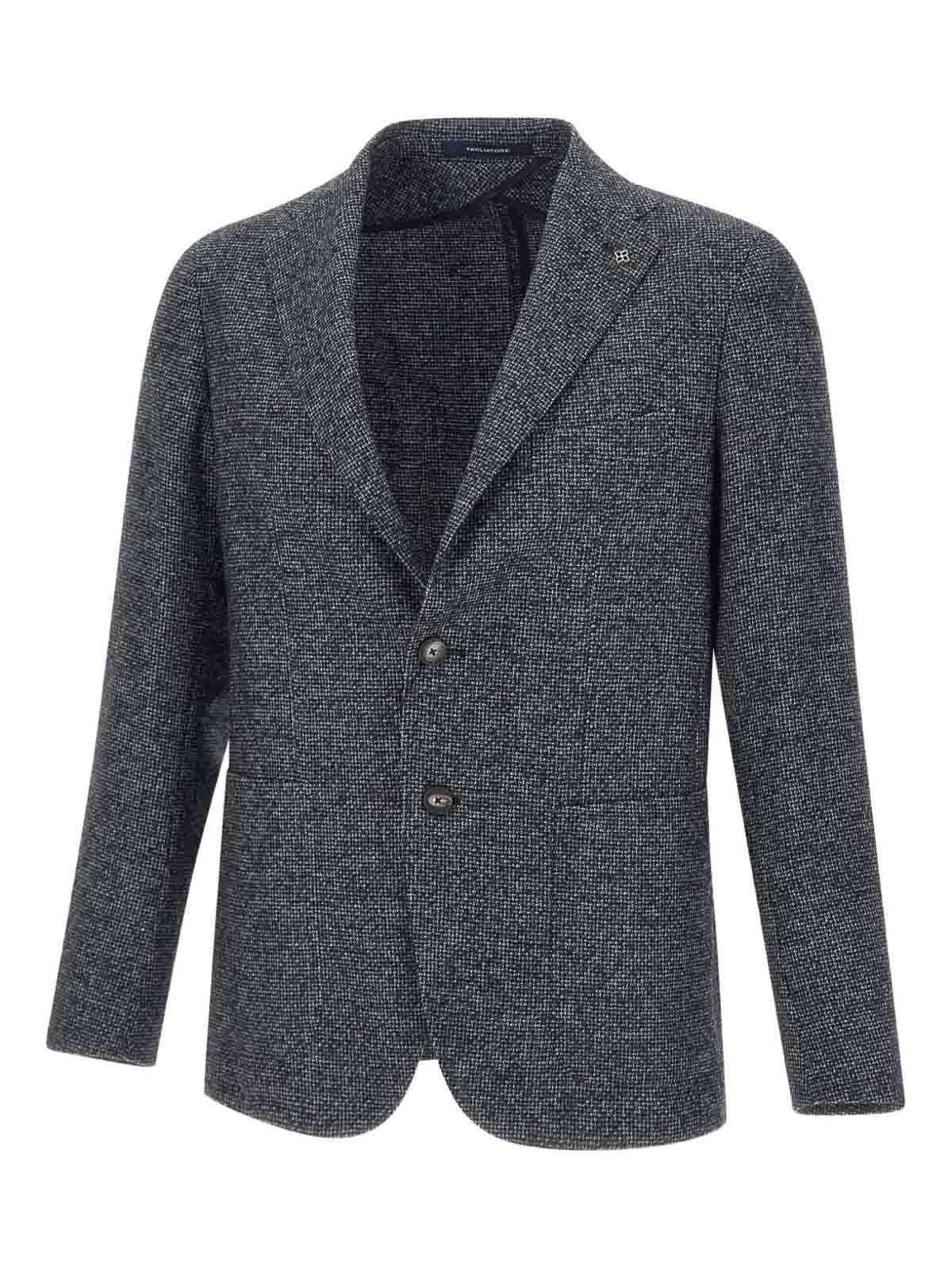 Blazer With Embossed Texture 1SMC22K340323EB899387 (TAGLIATORE / ブレザー・ジャケット ) | TAGLIATORE (タリアトーレ)(2)