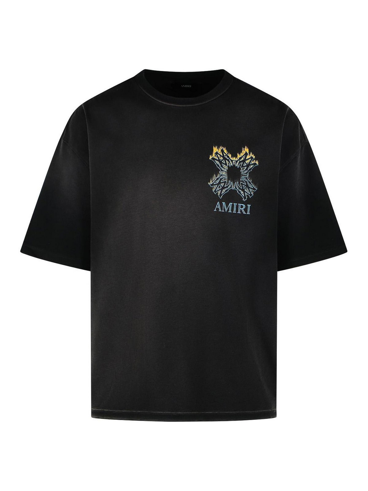 Quad Ma Black Cotton T-Shirt AMTOJR1112001 (AMIRI / Tシャツ・カットソー ) | AMIRI (アミリ)