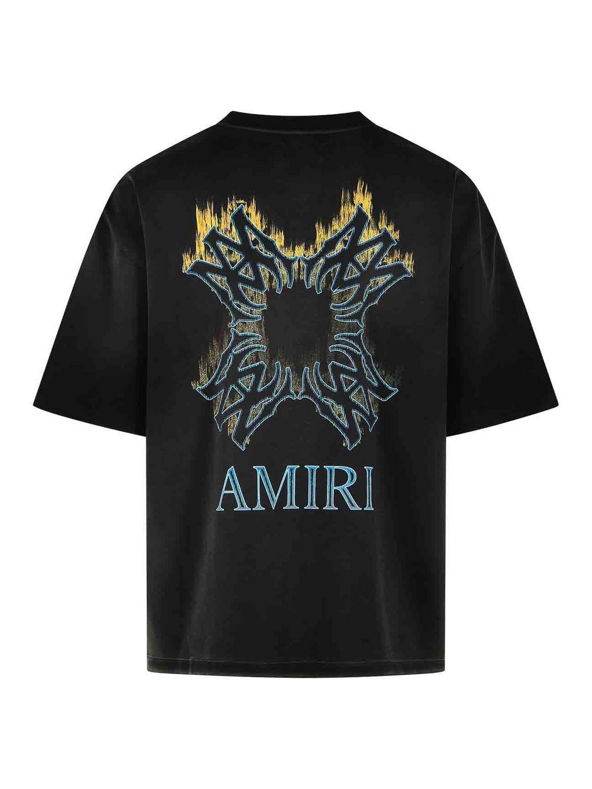 Quad Ma Black Cotton T-Shirt AMTOJR1112001 (AMIRI / Tシャツ・カットソー ) | AMIRI (アミリ)(1)