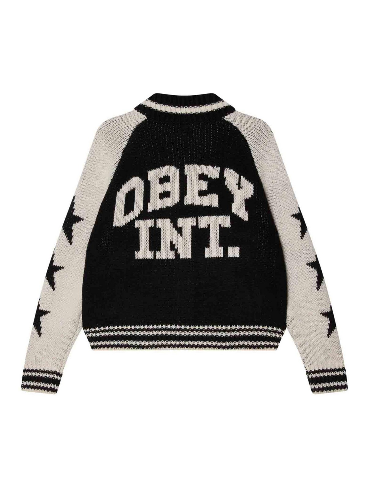 Int Maglione Cowichan 151010042BLKBLACK (OBEY / ニット・セーター・カーディガン ) | OBEY (オベイ)(1)
