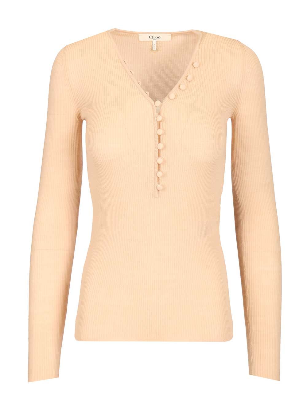 PULLOVER, Honey Pink CH25WMP055306I6 (Chloé / Tシャツ・カットソー ) | Chloé (クロエ)