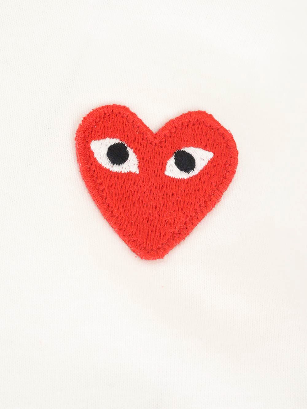 Long-sleeved cotton T-shirt AXT1180512 (PLAY Comme Des Garçons / Tシャツ・カットソー ) | PLAY Comme Des Garçons (プレイ コムデギャルソン)(2)