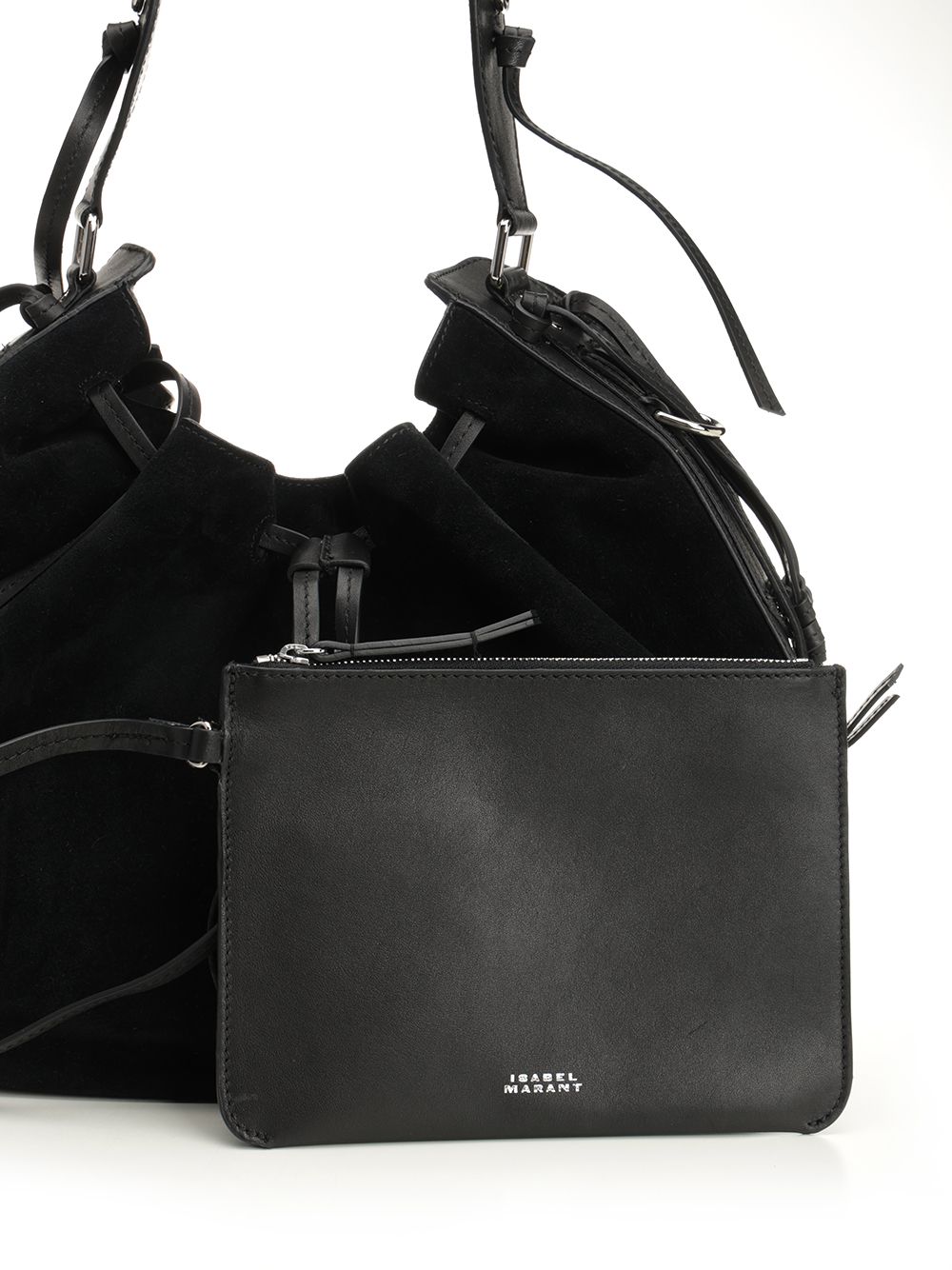 "Bolton" Medium Suede Shoulder Bag 26PPP0407FAD1C29MBKSI (Isabel Marant / ハンドバッグ・ショルダーバッグ ) | Isabel Marant (イザベル マラン)(4)