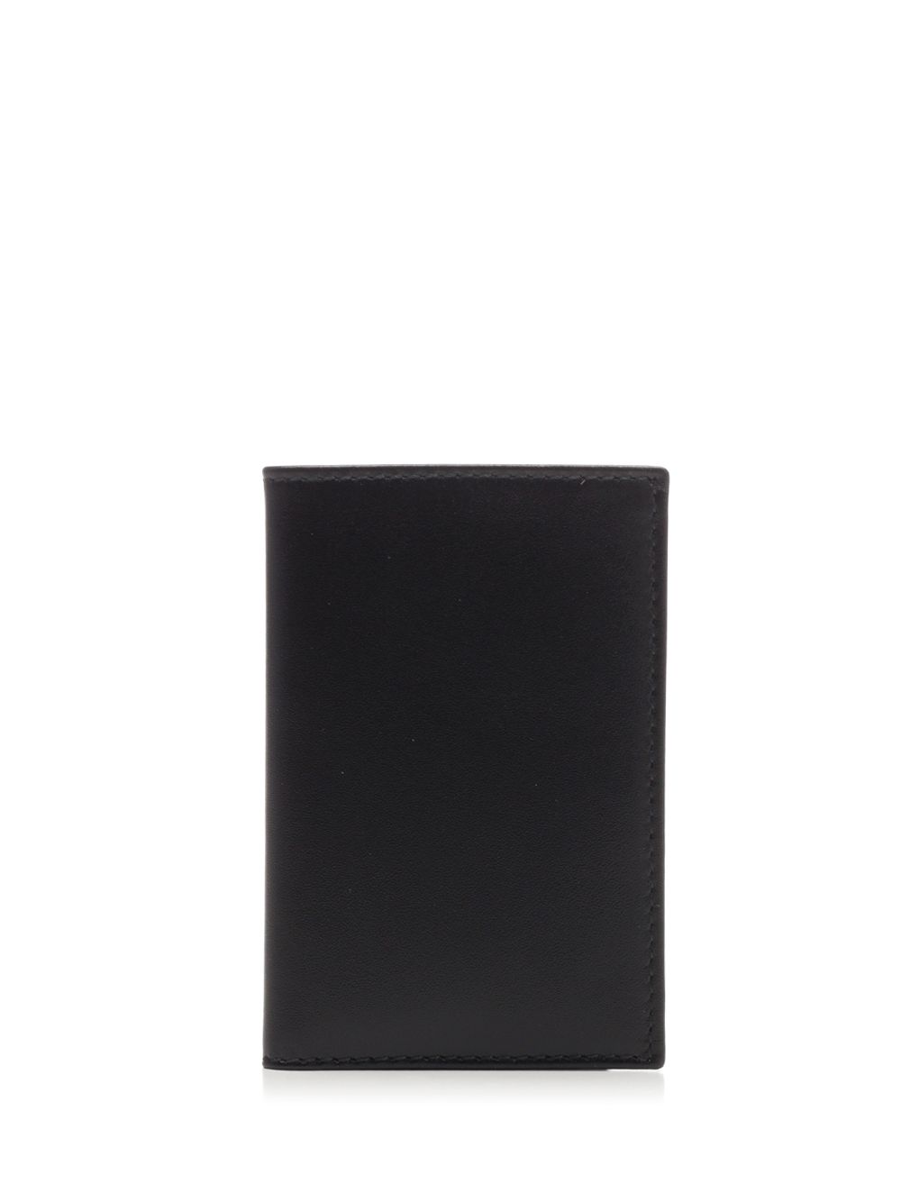 Black leather wallet SA6400800 (Comme Des Garçons Wallet / 財布・カードケース ) | Comme Des Garçons Wallet (コムデギャルソン ウォレット)