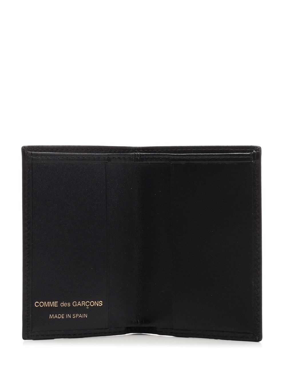 Black leather wallet SA6400800 (Comme Des Garçons Wallet / 財布・カードケース ) | Comme Des Garçons Wallet (コムデギャルソン ウォレット)(3)