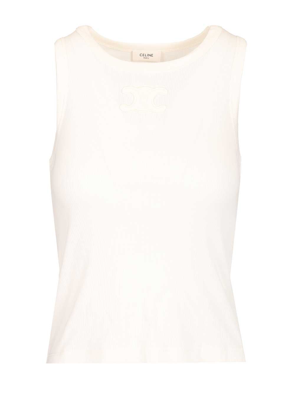 EX 2X45N0V19 TRIOMPHE TANK TOP 2X45N2P3301OW (CELINE / タンクトップ・キャミソール ) | CELINE (セリーヌ)