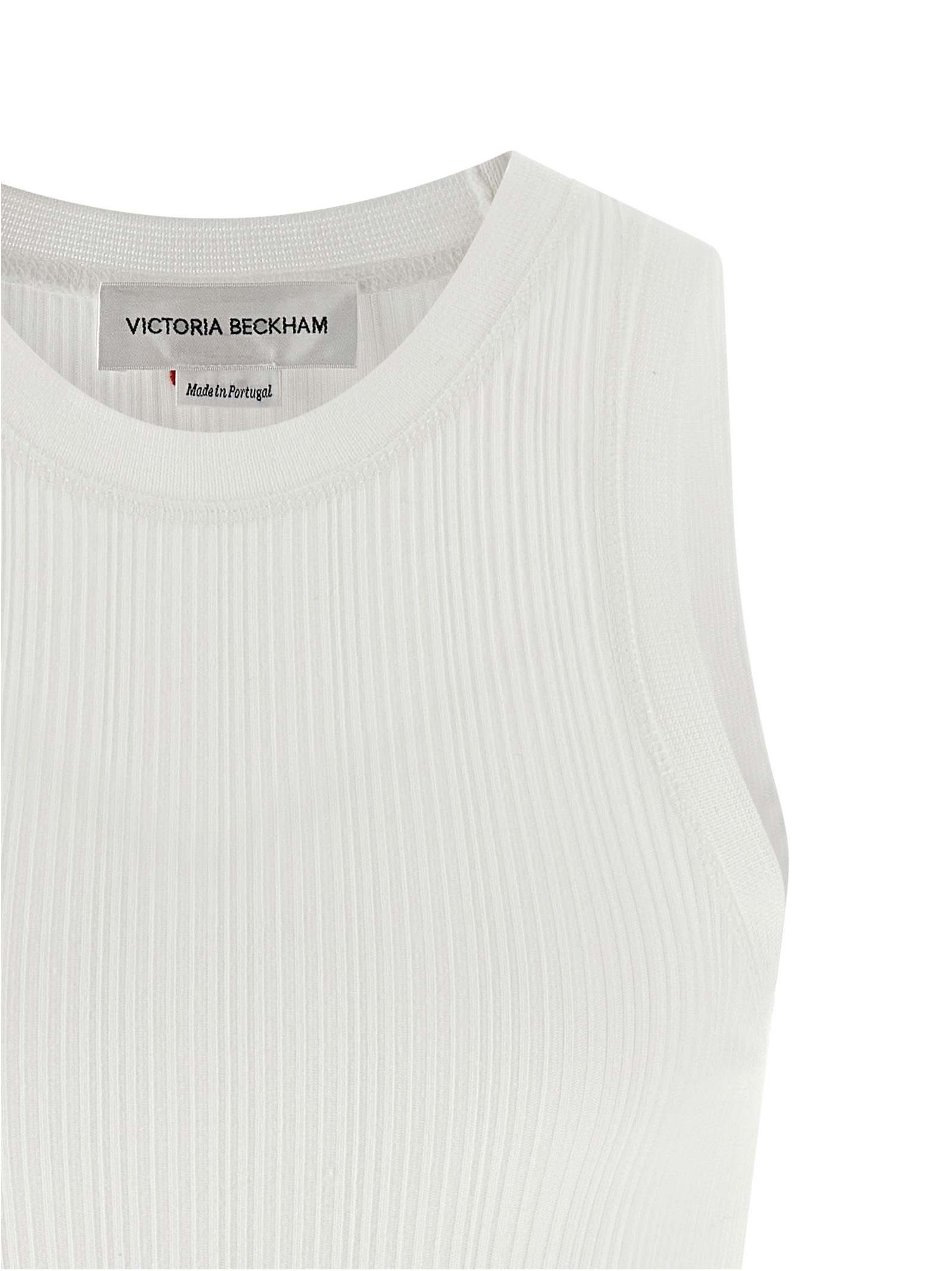 'Rib tank' top 1126JTP007081AWHITE (VICTORIA BECKHAM / タンクトップ・キャミソール ) | VICTORIA BECKHAM (ヴィクトリア ベッカム)(2)