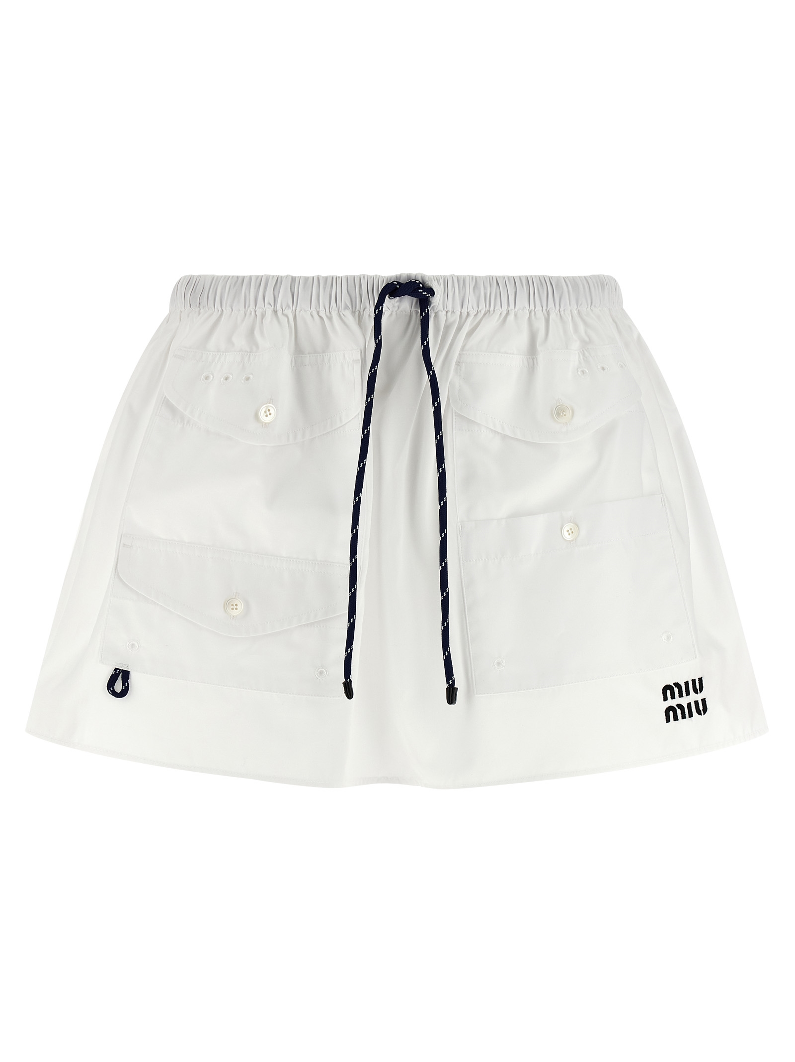 Poplin skirt MG2643SOOO10RGF0009 (MIU MIU / スカート ) | MIU MIU (ミュウミュウ)