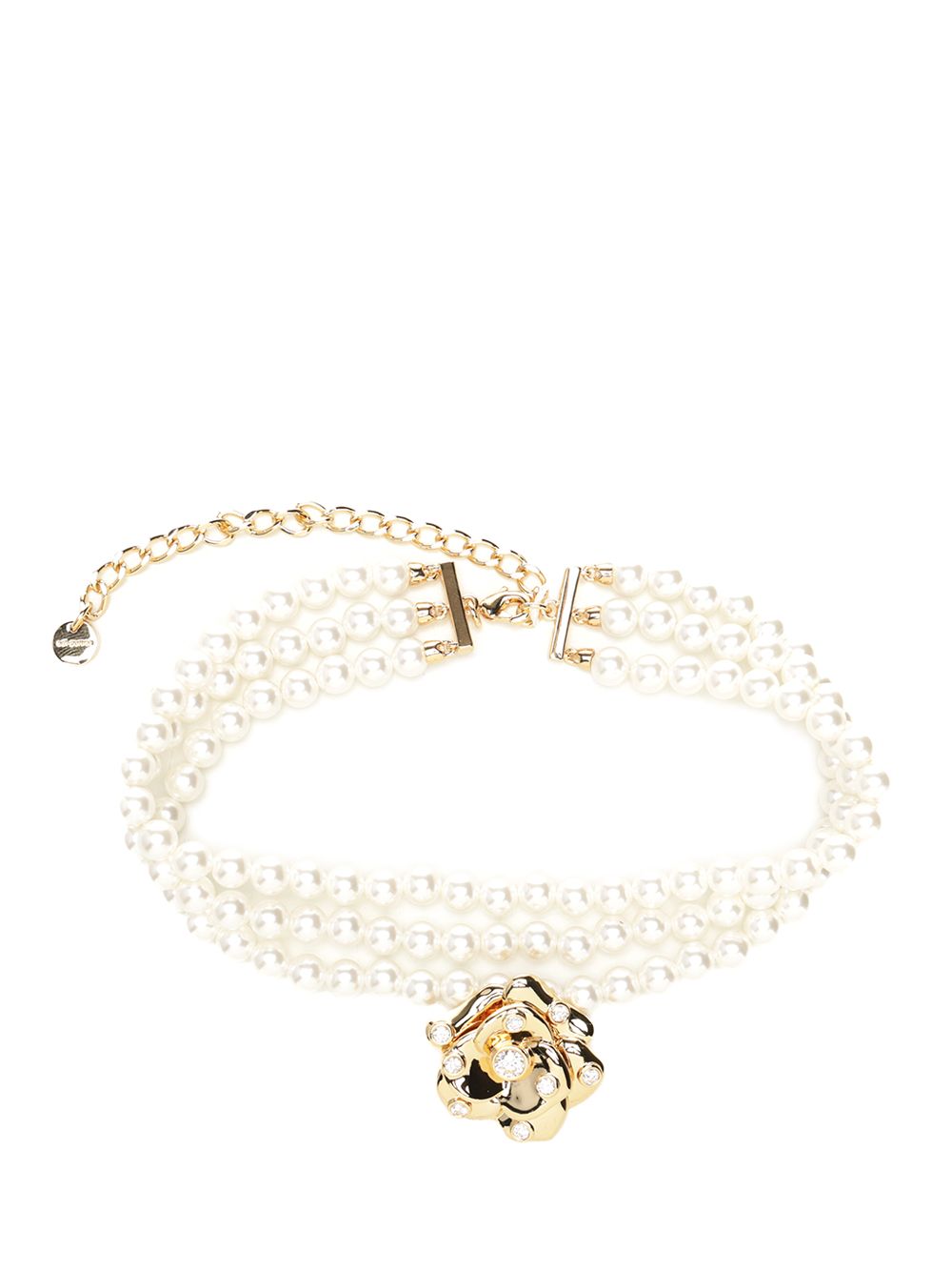 GOLD FLOWER PEARL CHOKER RS26614NPGOLD (self-portrait / ネックレス ) | self-portrait (セルフ・ポートレイト)