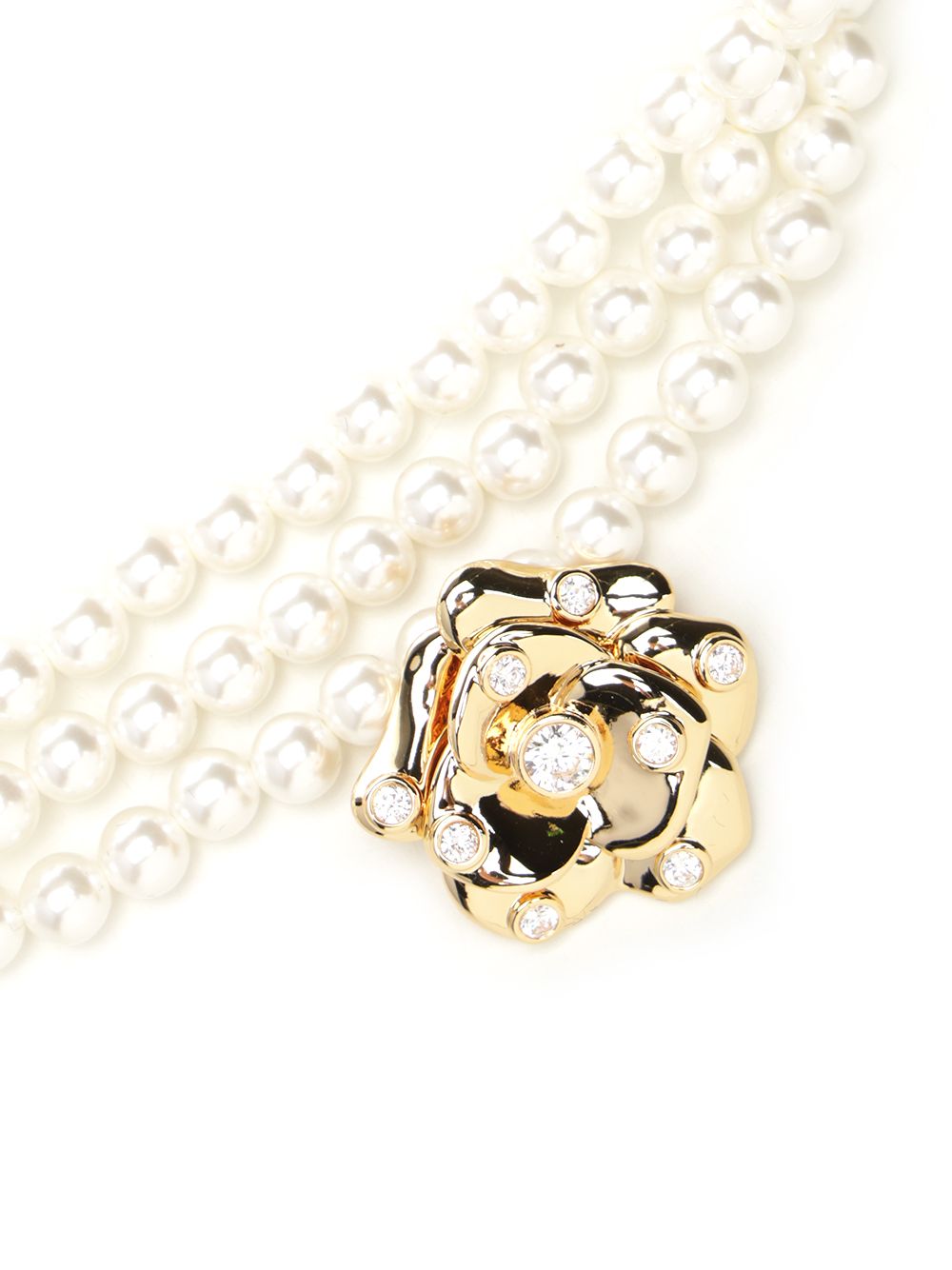 GOLD FLOWER PEARL CHOKER RS26614NPGOLD (self-portrait / ネックレス ) | self-portrait (セルフ・ポートレイト)(1)