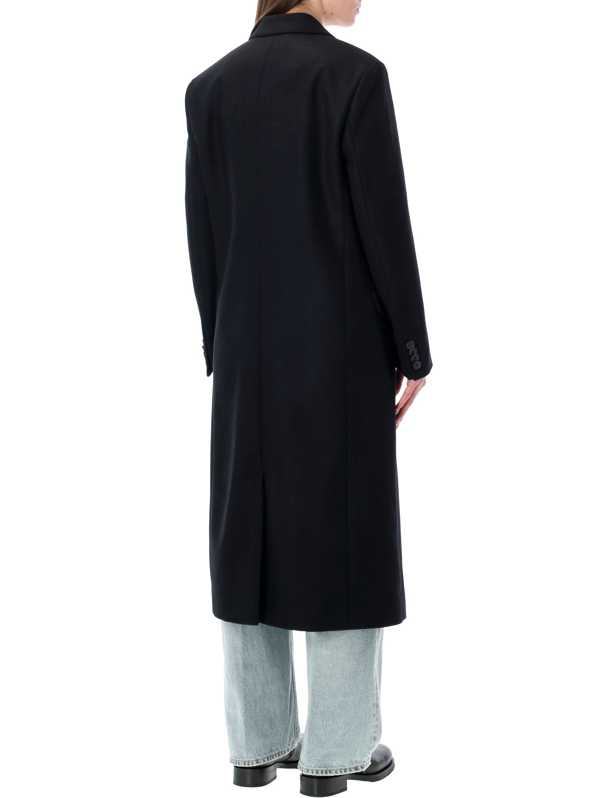 SPORTY & RICH Coats Black OW05064326BA014 (Sporty & Rich / コート ) | Sporty & Rich (スポーティアンドリッチ)(1)