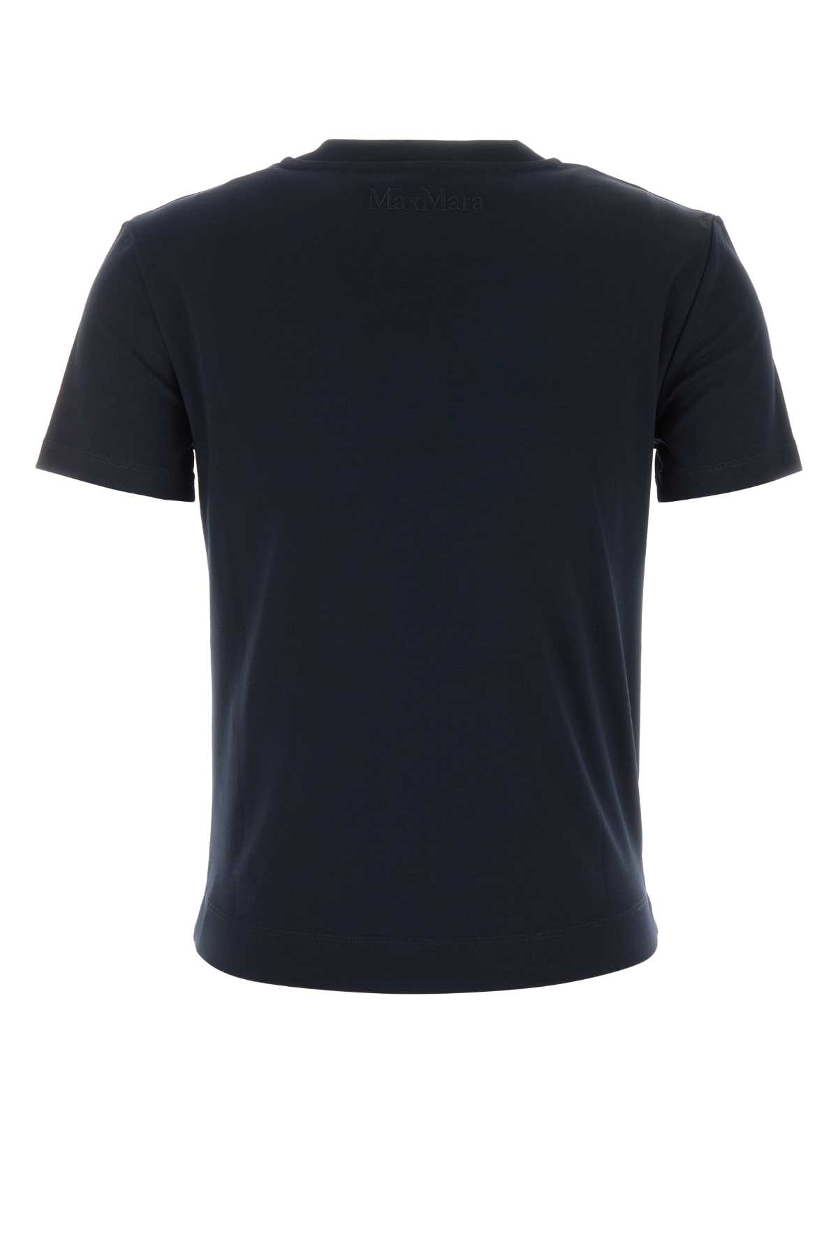 Midnight blue cotton Donata t-shirt 2611971028600002 (Max Mara / Tシャツ・カットソー ) | Max Mara (マックスマーラ)(1)