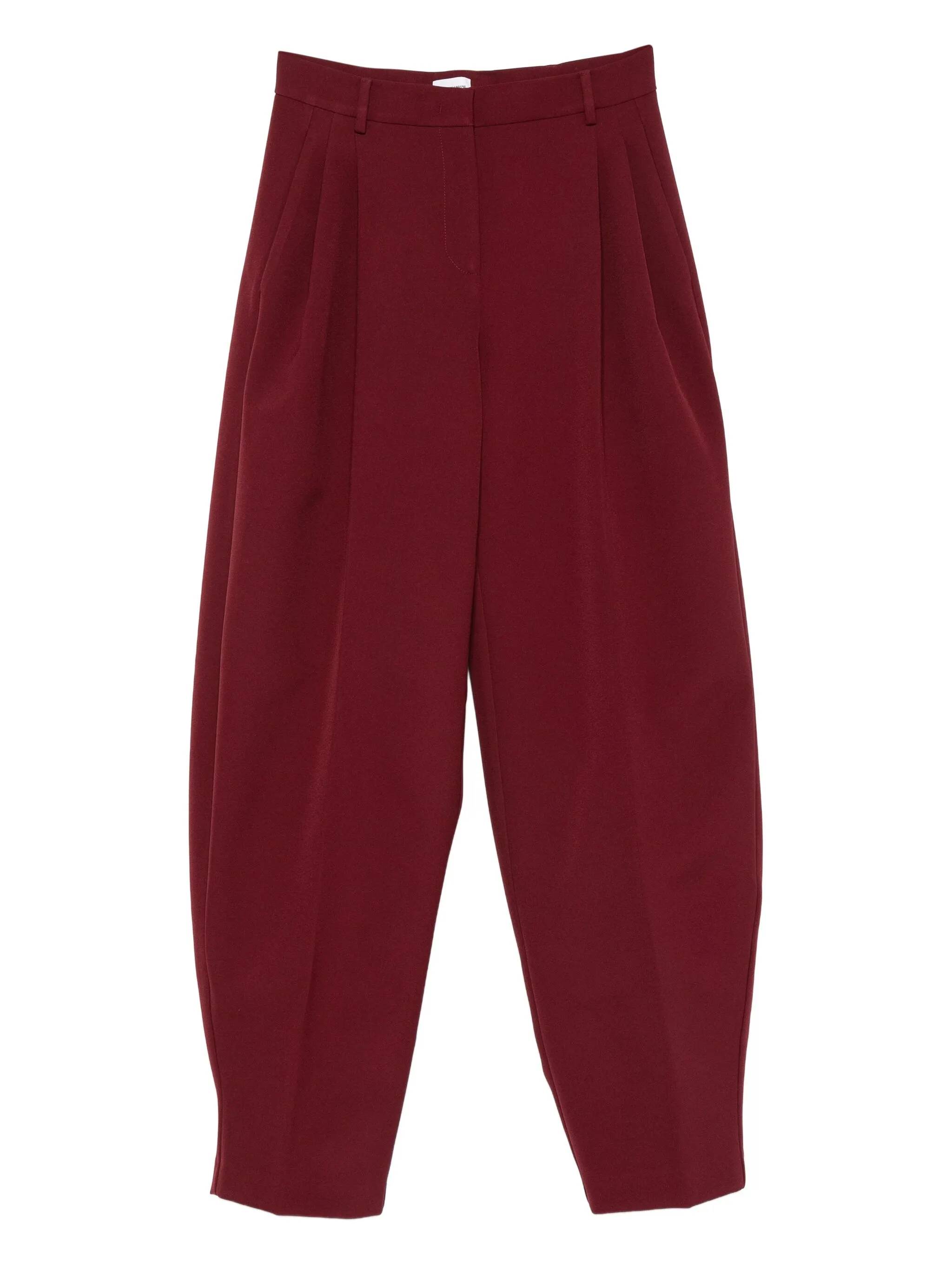 THE ANDAMANE Trousers T180471CTNP0B8BURGUNDY (THE ANDAMANE / パンツ ) | THE ANDAMANE (アンダマン)
