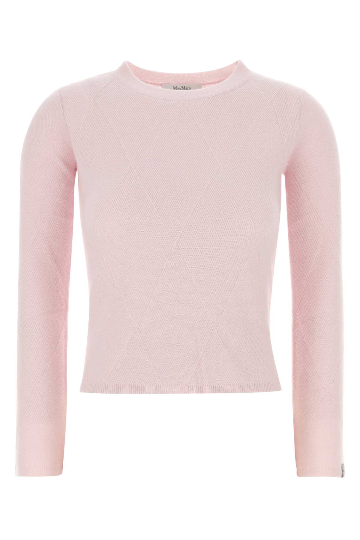Pastel pink cashmere Baffo sweater 2611361078600005 (Max Mara / ニット・セーター・カーディガン ) | Max Mara (マックスマーラ)