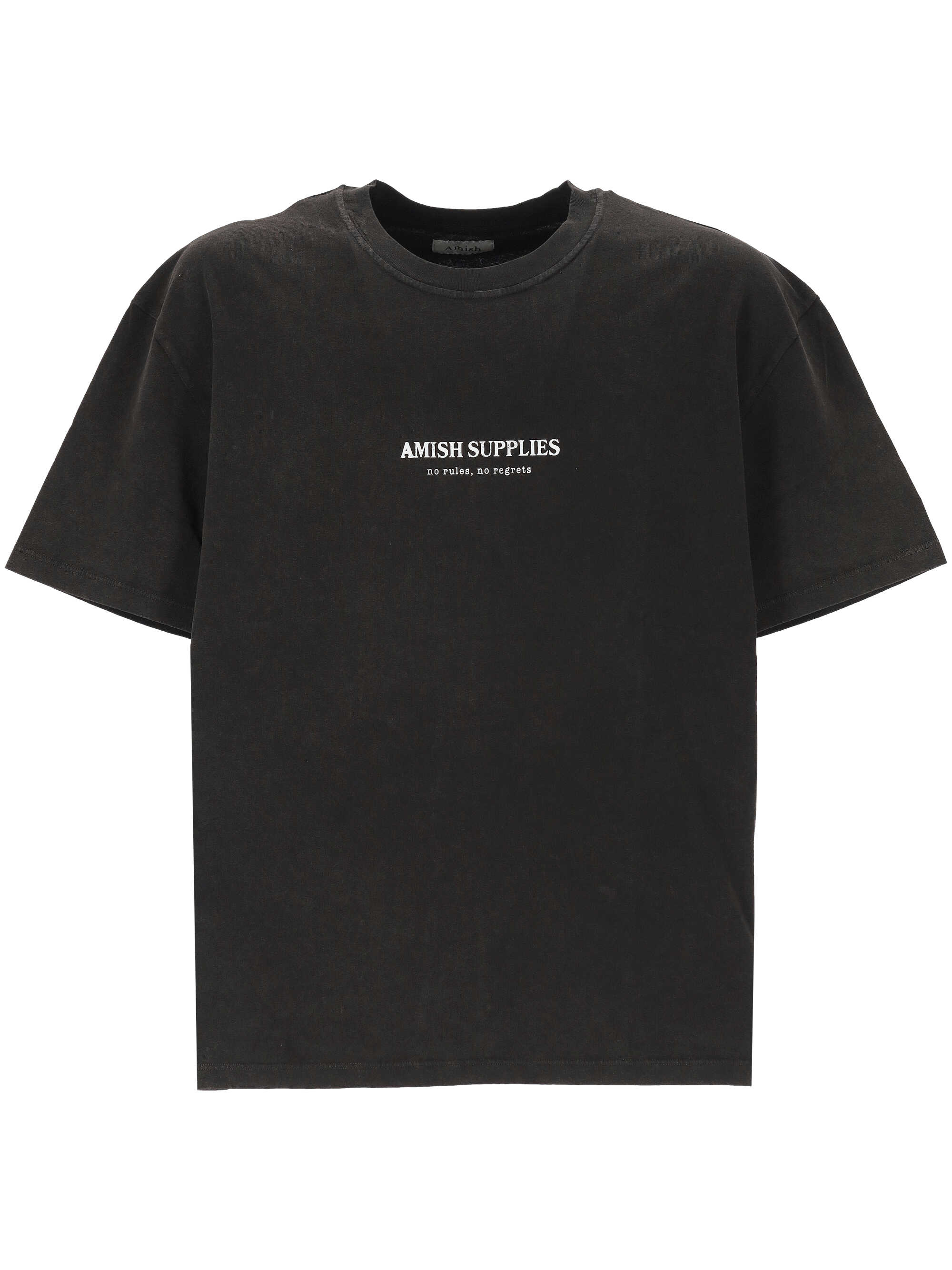 AMISH T-shirts and Polos Black AMU146CN252154C0020 (Amish Supplies / Tシャツ・カットソー ) | Amish Supplies (アーミッシュ サプライ)