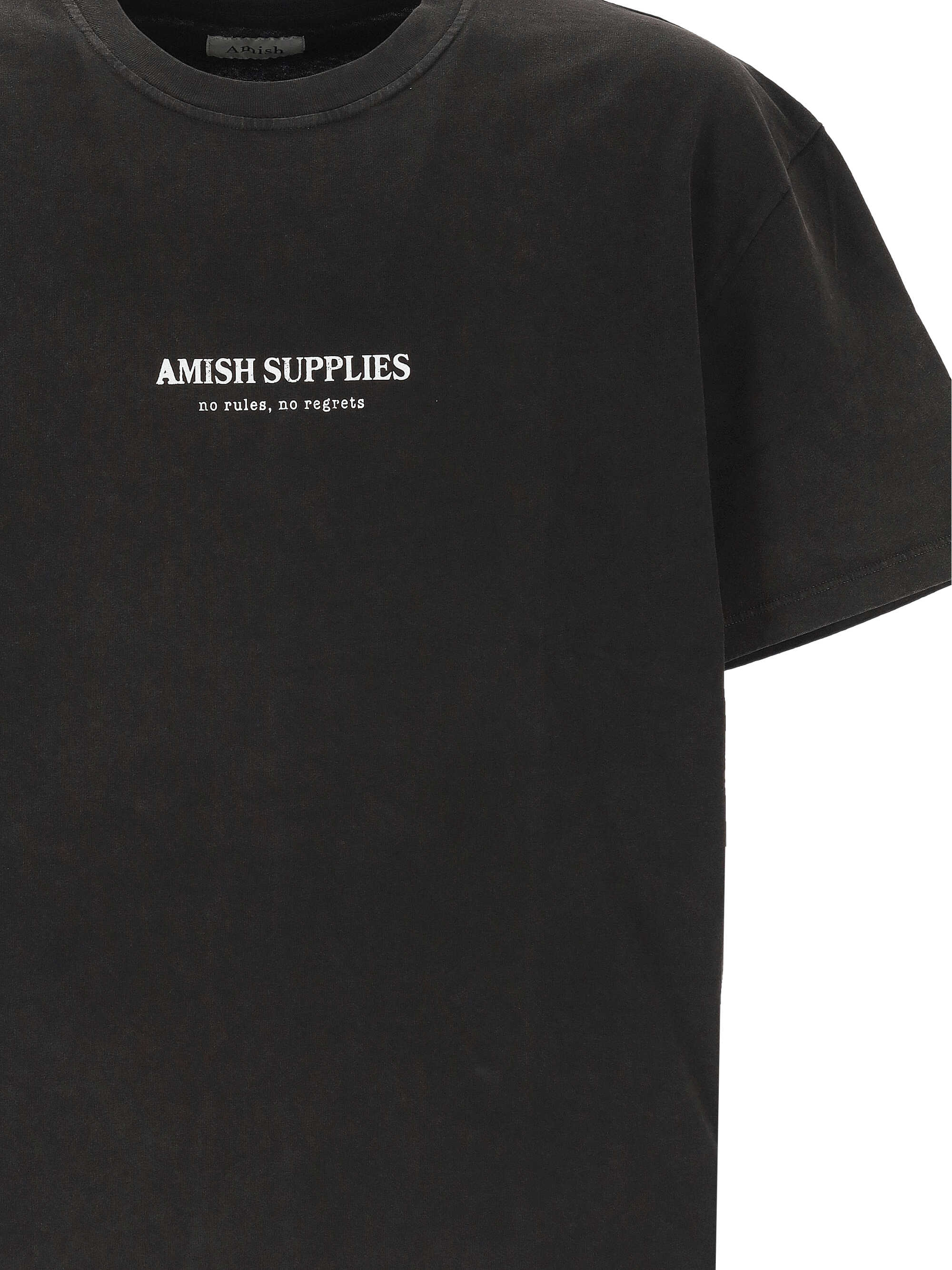 AMISH T-shirts and Polos Black AMU146CN252154C0020 (Amish Supplies / Tシャツ・カットソー ) | Amish Supplies (アーミッシュ サプライ)(1)