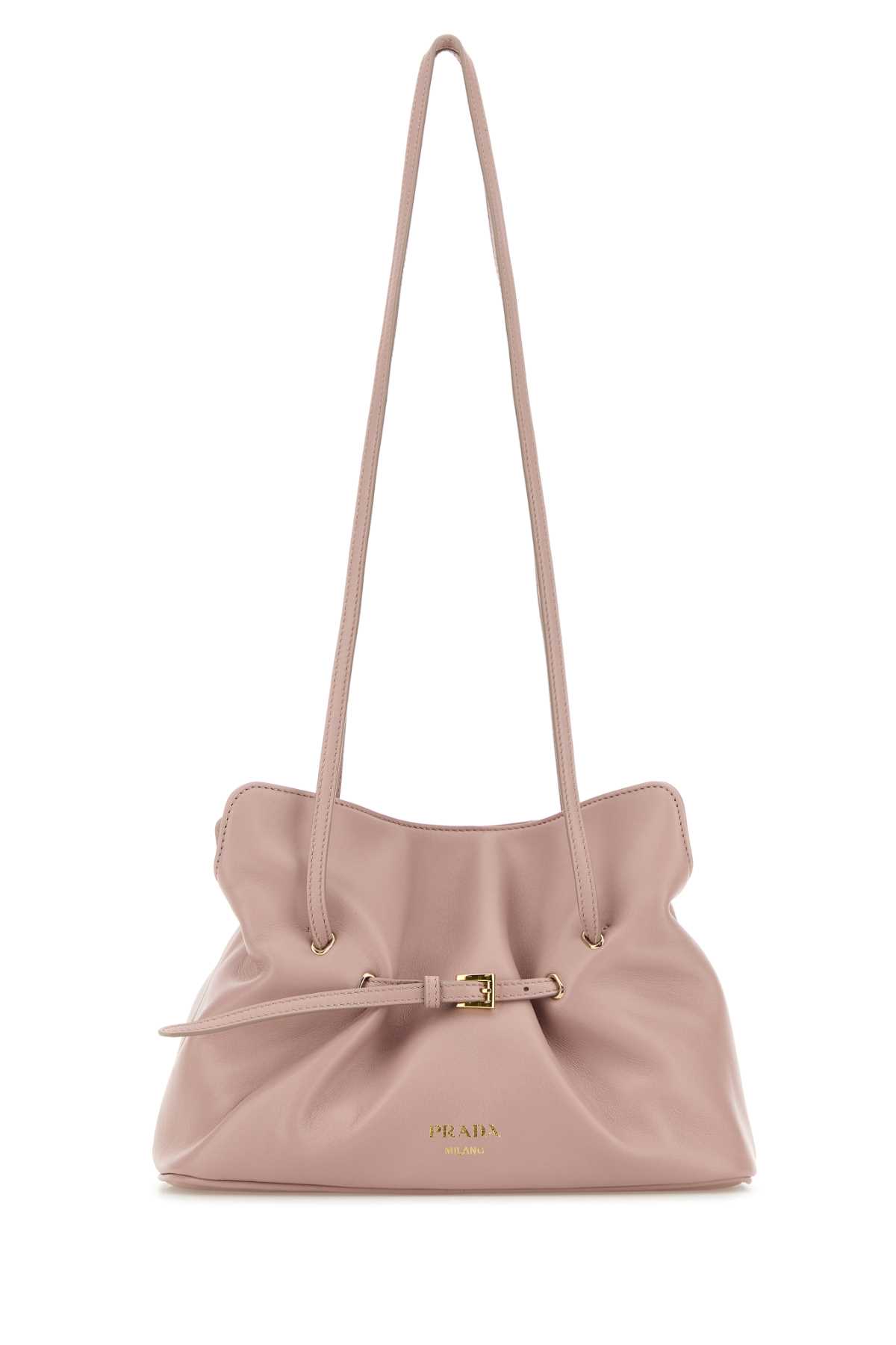 Pink nappa leather small Prada Dana bucket bag 1BG5862DX8F0D91 (Prada / ハンドバッグ・ショルダーバッグ ) | Prada (プラダ)