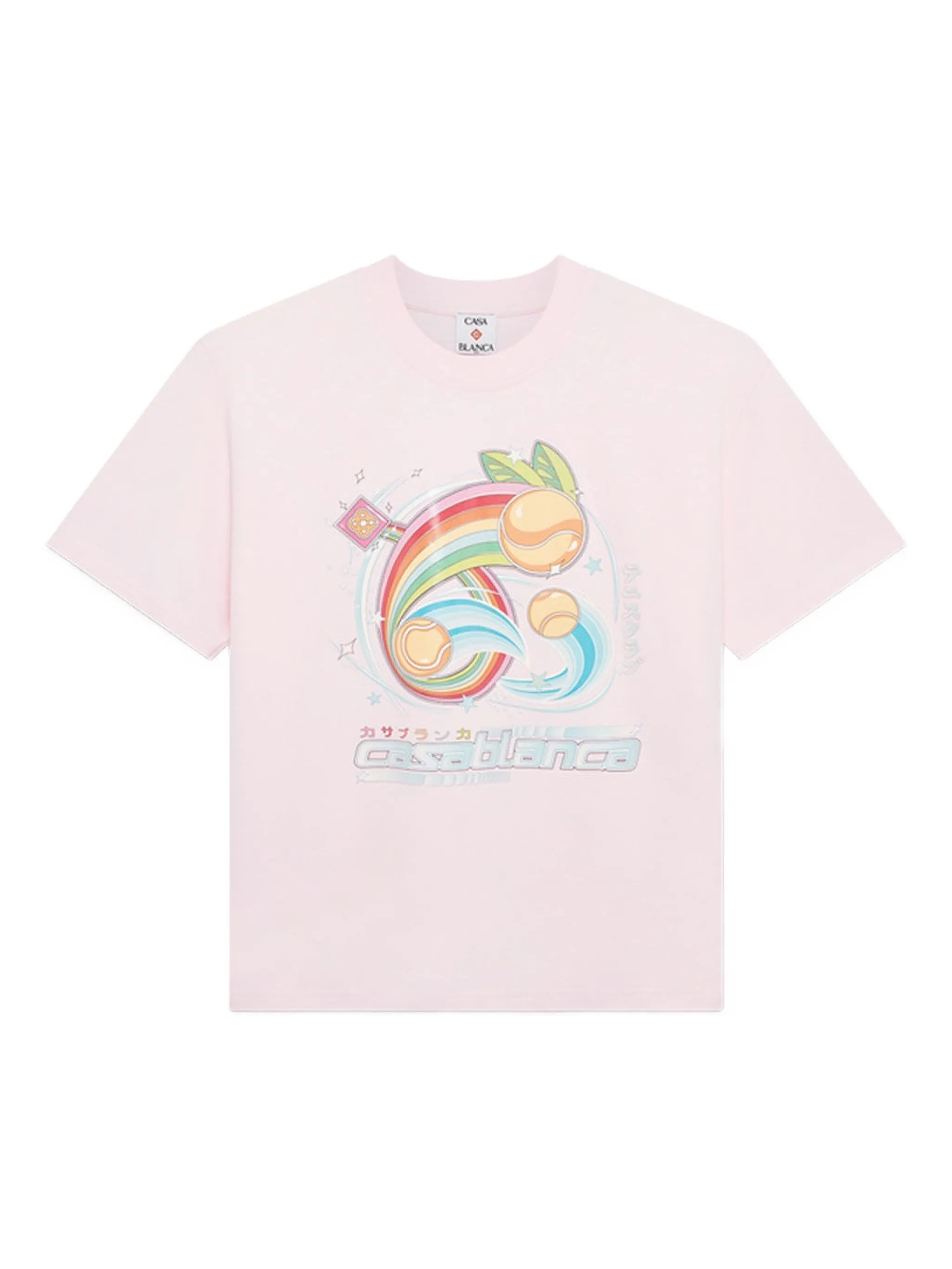 Casablanca T-shirts and Polos Pink AW25JTS04603PINK (Casablanca / Tシャツ・カットソー ) | Casablanca (カサブランカ)