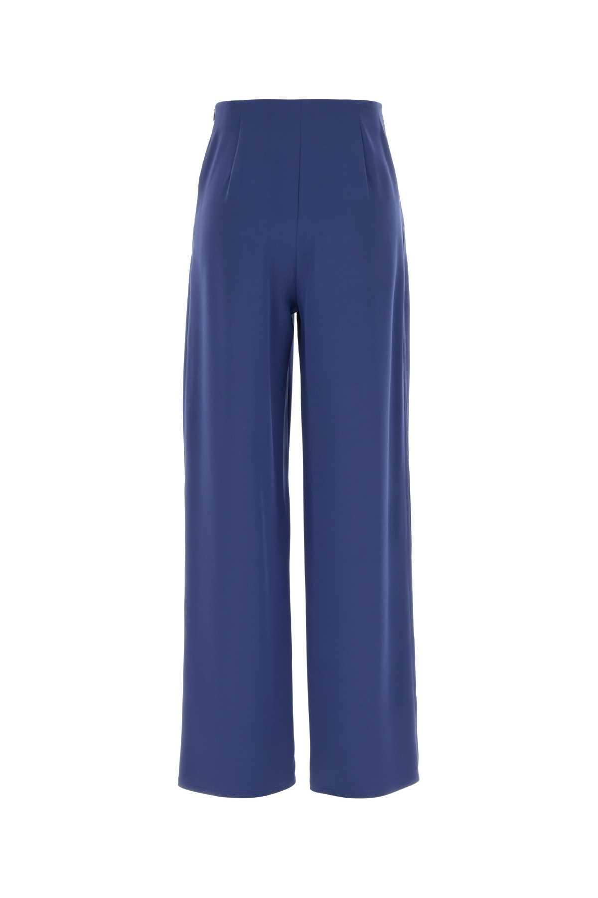 Blue stretch satin Palude palazzo pant 2611131018600053 (Max Mara / パンツ ) | Max Mara (マックスマーラ)(1)