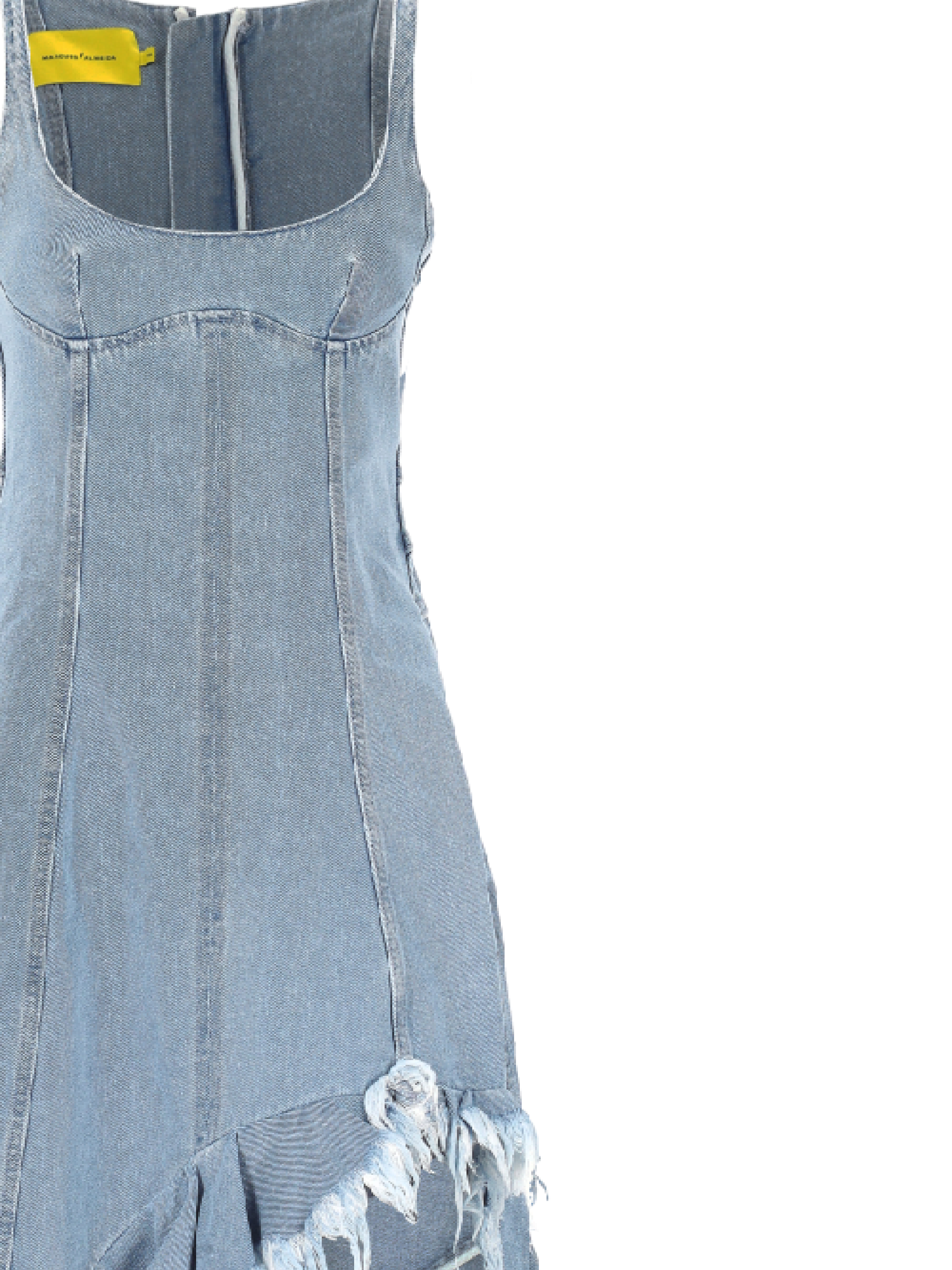 Marques Almeida Dresses Blue PF25DR0481DNMLBLLIGHTBLUE (MARQUES ALMEIDA / ワンピース・ドレス・オールインワン ) | MARQUES ALMEIDA (マルケス アルメイダ)(1)