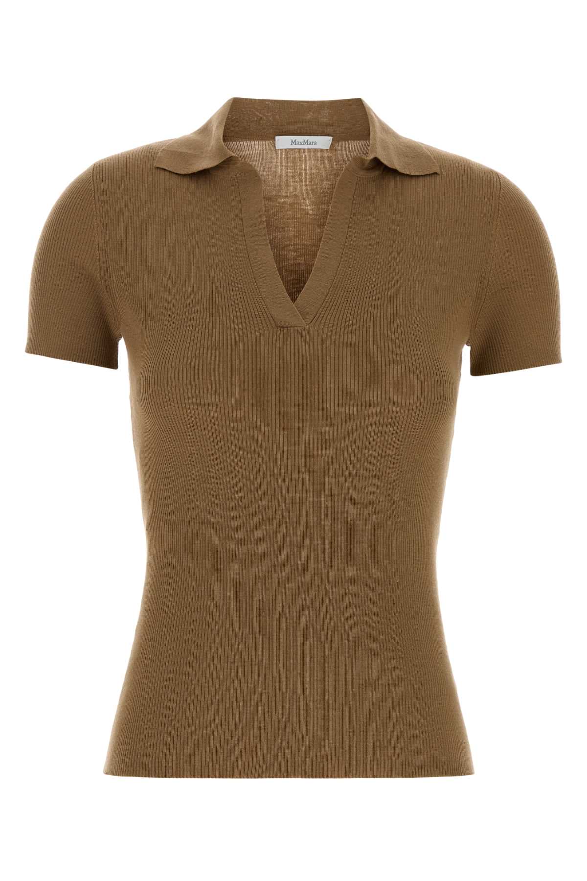 Camel wool Albero polo shirt 2611361171600005 (Max Mara / ニット・セーター・カーディガン ) | Max Mara (マックスマーラ)