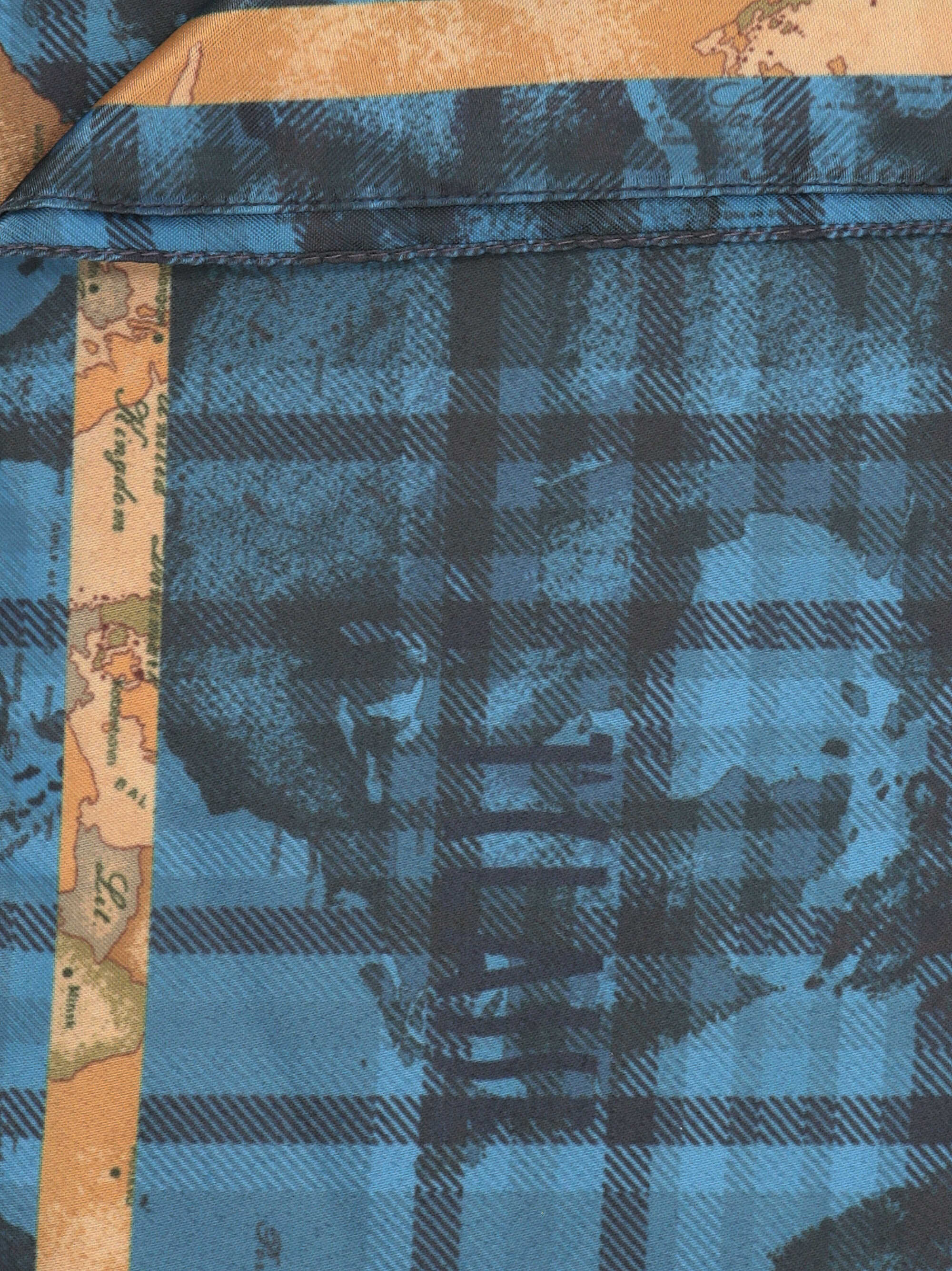 Alviero Martini Scarfs Blue F11417900101 (ALVIERO MARTINI 1a CLASSE / スカーフ・マフラー ) | ALVIERO MARTINI 1a CLASSE (アルヴィエロ マルティーニ プリマ クラッセ)(1)