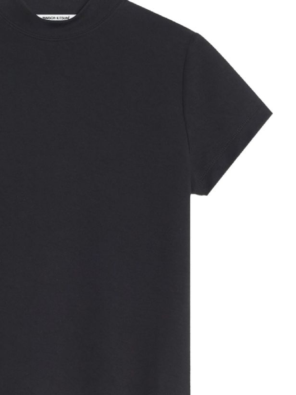 MAISON KITSUNE' Top Black PW00610KJ7031P199 (Maison Kitsuné / Tシャツ・カットソー ) | Maison Kitsuné (メゾン キツネ)(1)